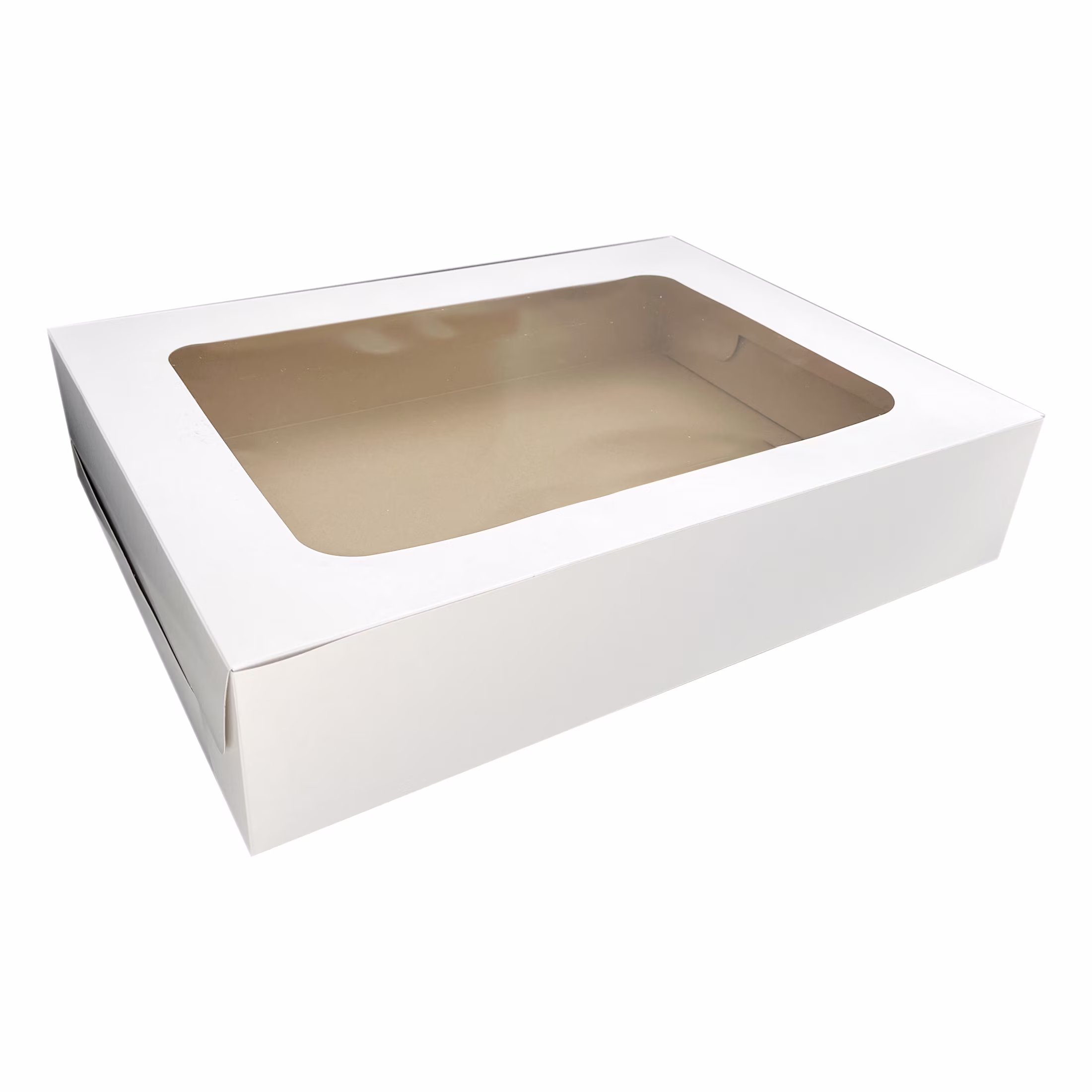 Way To Celebrate Cake Box with Window, White, 19 in x 14 in x 4 in, 1 Piece