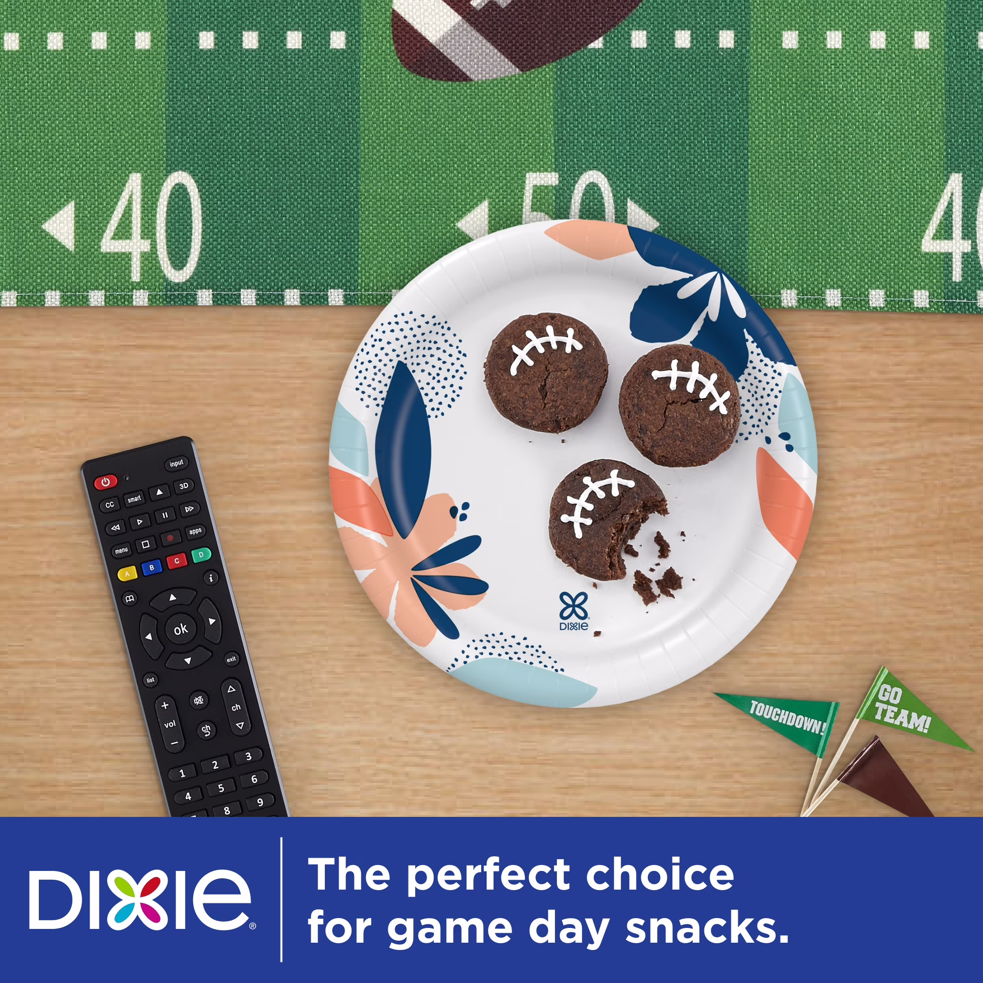 Dixie Disposable Paper Plates, 6.8