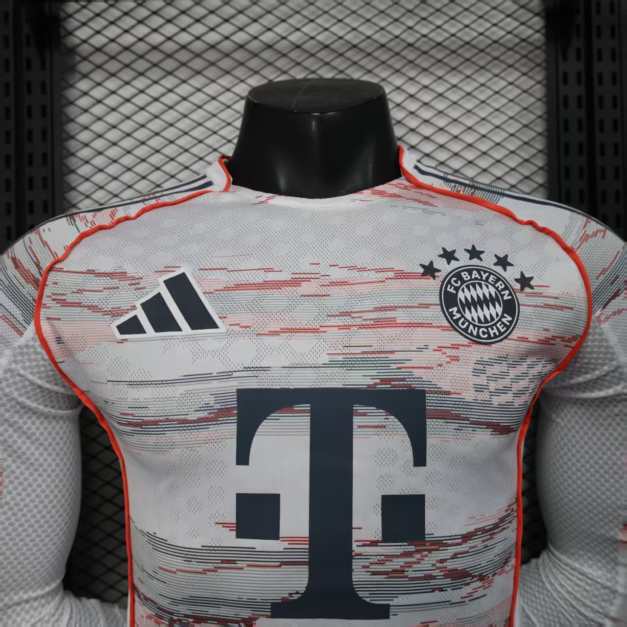 2025-26 Bayern Away Long Sleeve Jersey - Player Edition