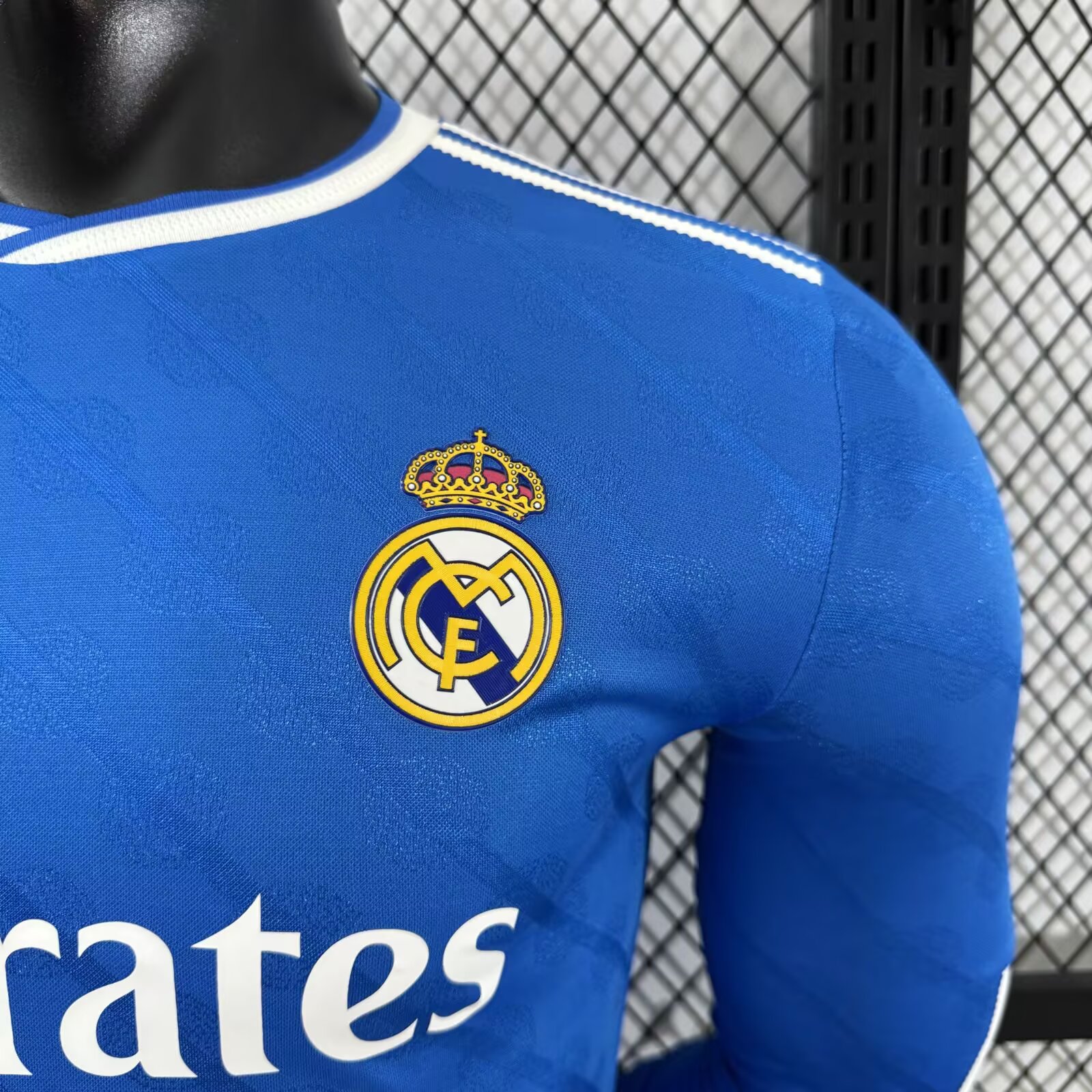 2025-26 Real Madrid Second Away Long Sleeve Jersey - Player Edition