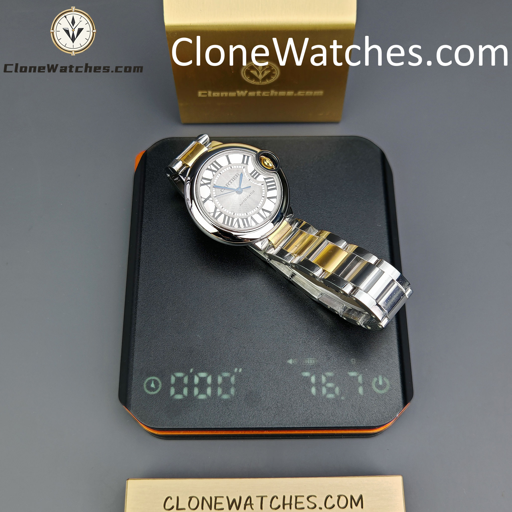 Cartier Super Clone Watches 1:1 Ballon Bleu de W2BB0002 Silver Dial 33mm