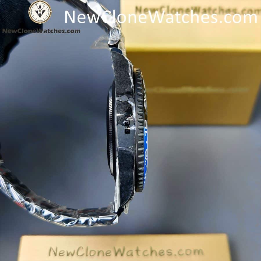 Modified Super Clone Watches 1:1 Rolex BATMAN GMT Master Black Dial 3285 Movement