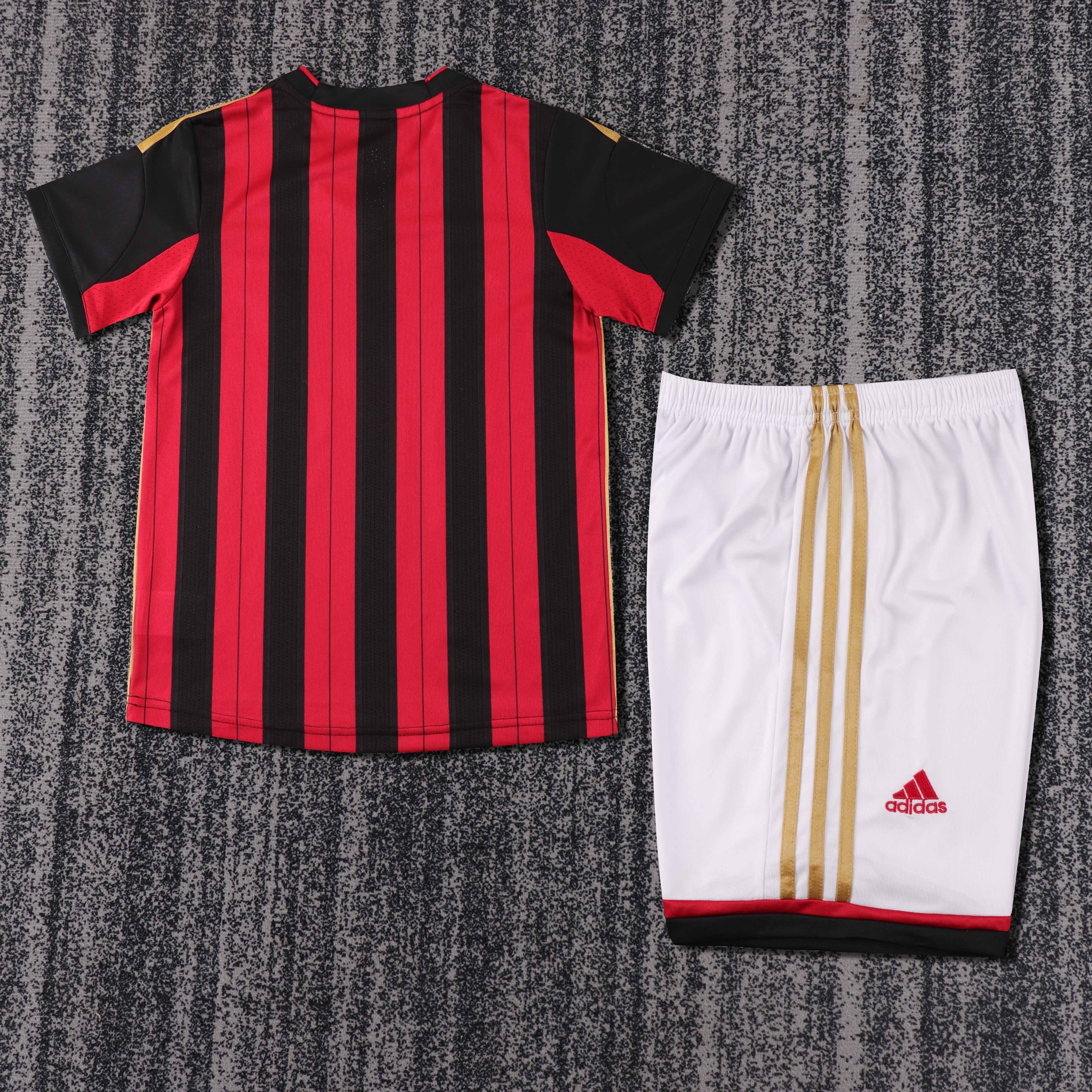 2013-14 AC Milan Home Retro Children's Jersey Set - Fans Edition