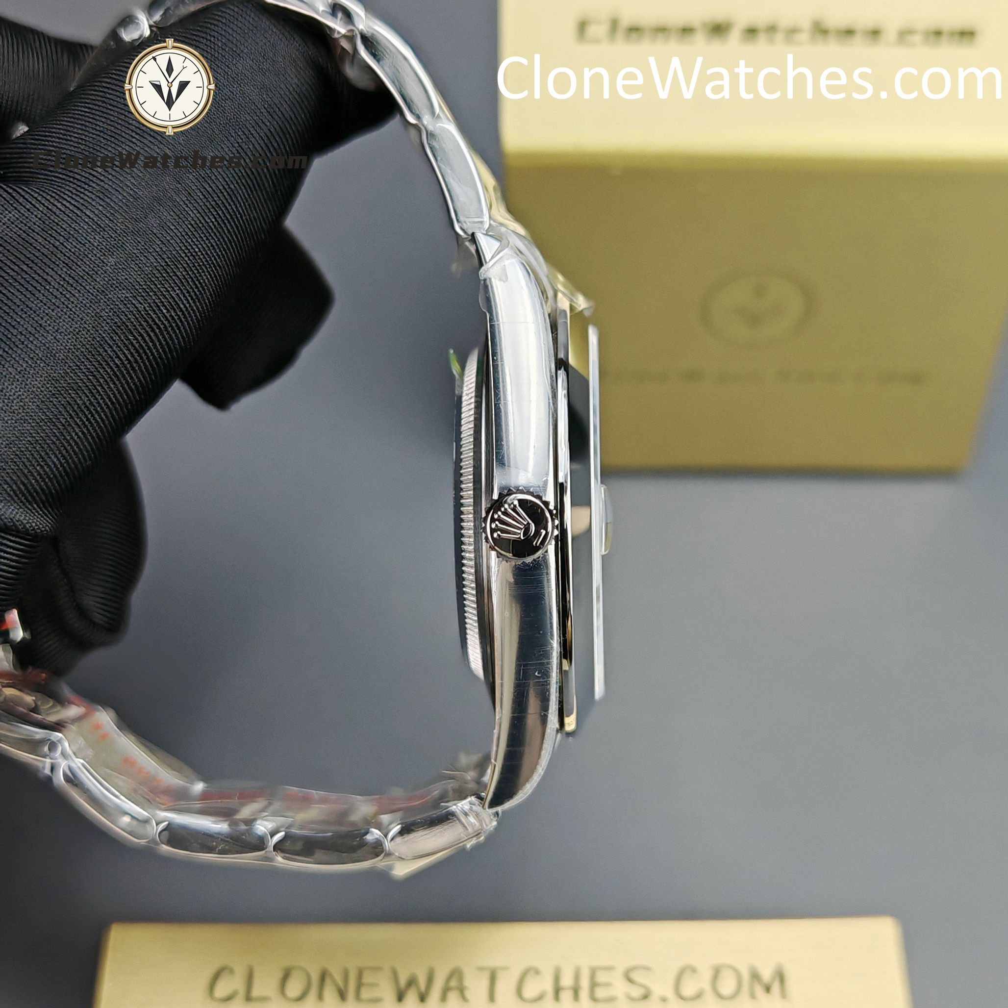 Rolex Super Clone Watches 1:1 DateJust Gray Dial M126300 – 0007 Oyster 41MM 3235 Movement