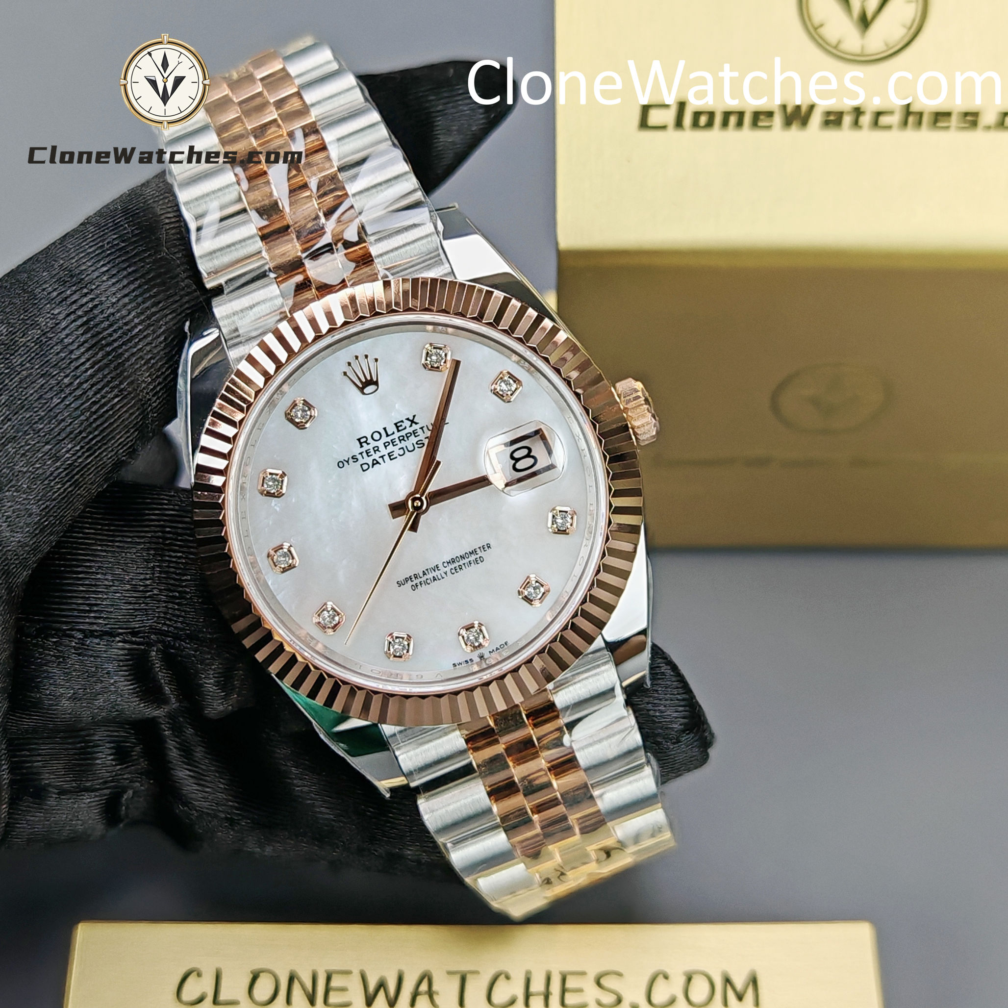Rolex Super Clone Watch 1:1 DateJust m126331-0014 Jubilee 41MM 3235 Movement