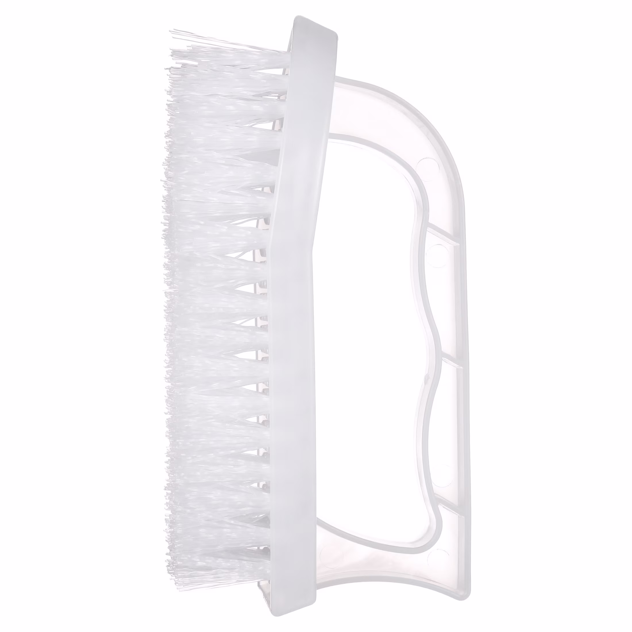 Great Value Iron Handle Multi-Purpose Cleaning Scrub Brush, White, 1 Count