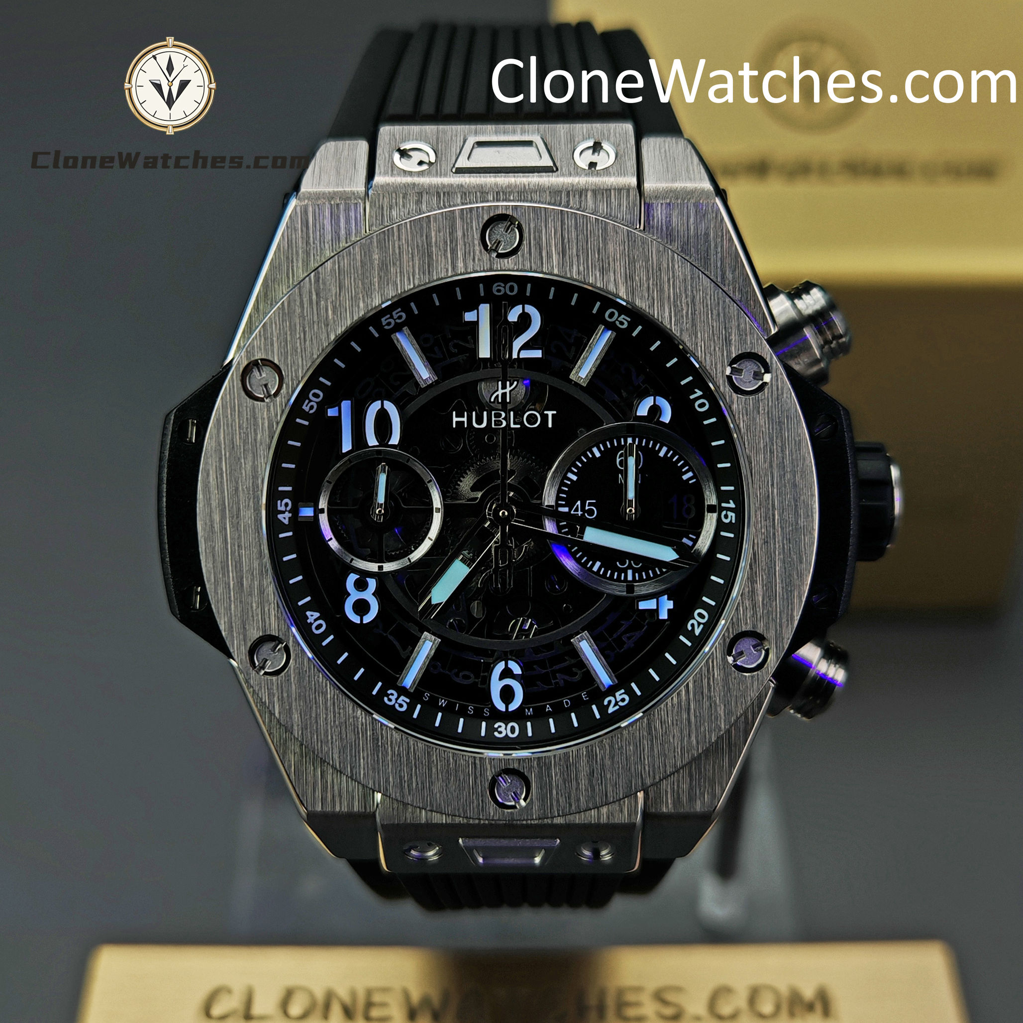 Hublot Super Clone Watches 1:1 Big Bang Unico 42mm Titanium Case 441.NX.1171.RX