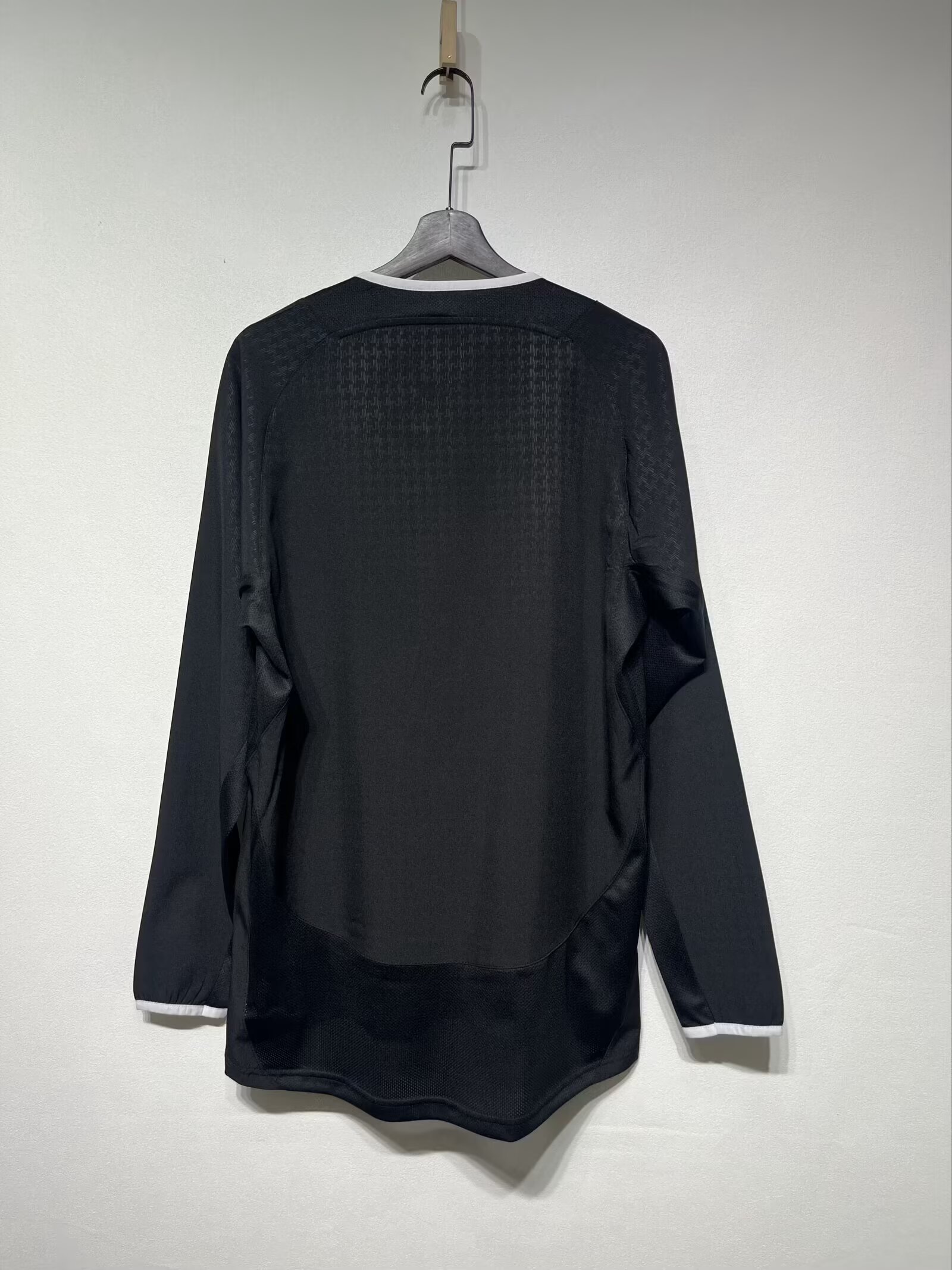 2003-04 Manchester United away black long sleeved shirt - Fans Edition