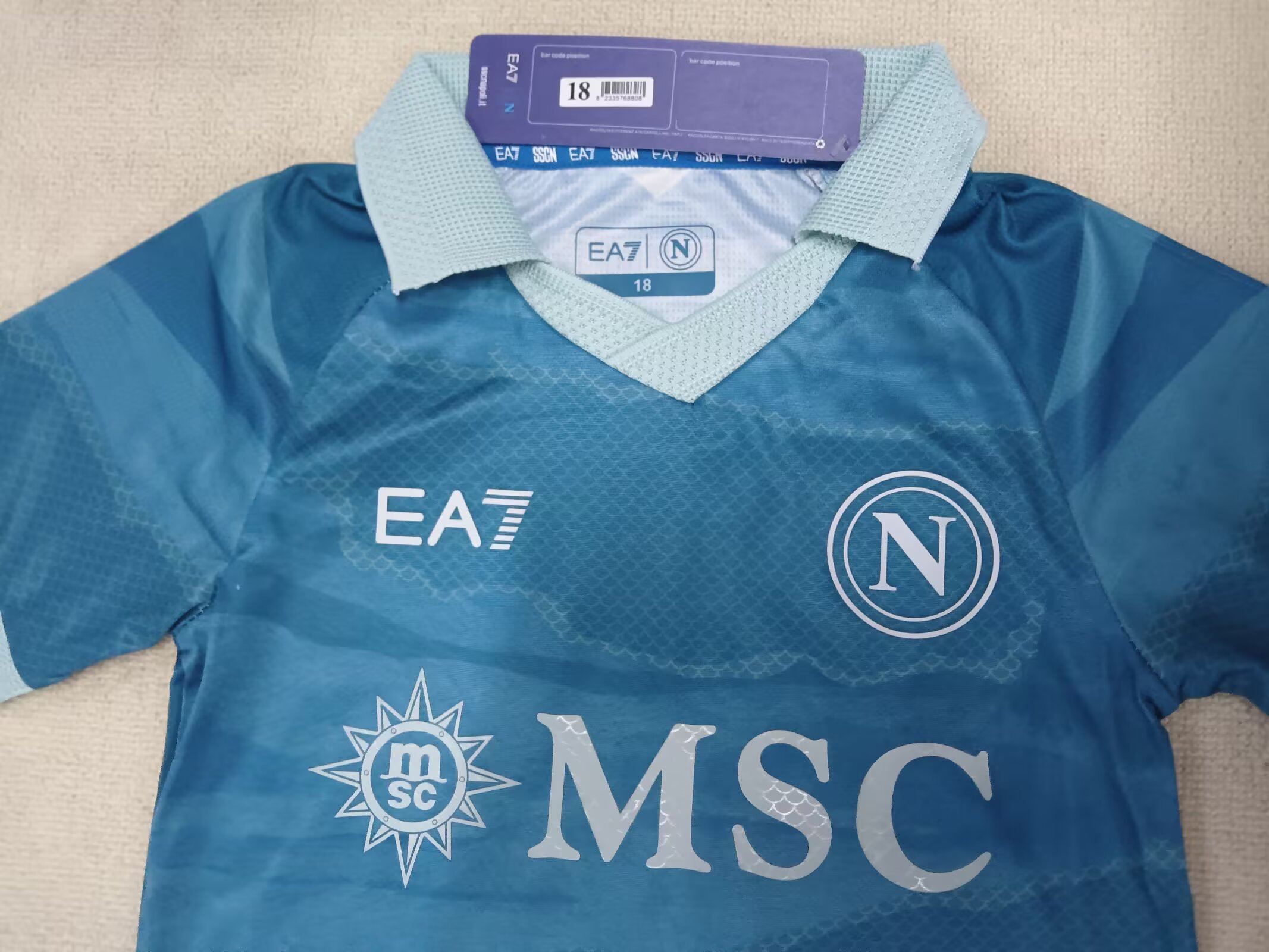 25-26 Naples Second Away Kit - Kids Kit