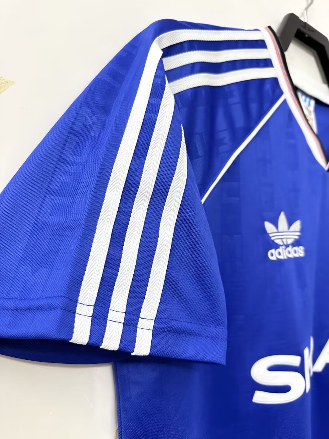 1988/1990 Manchester United third away blue retro jersey