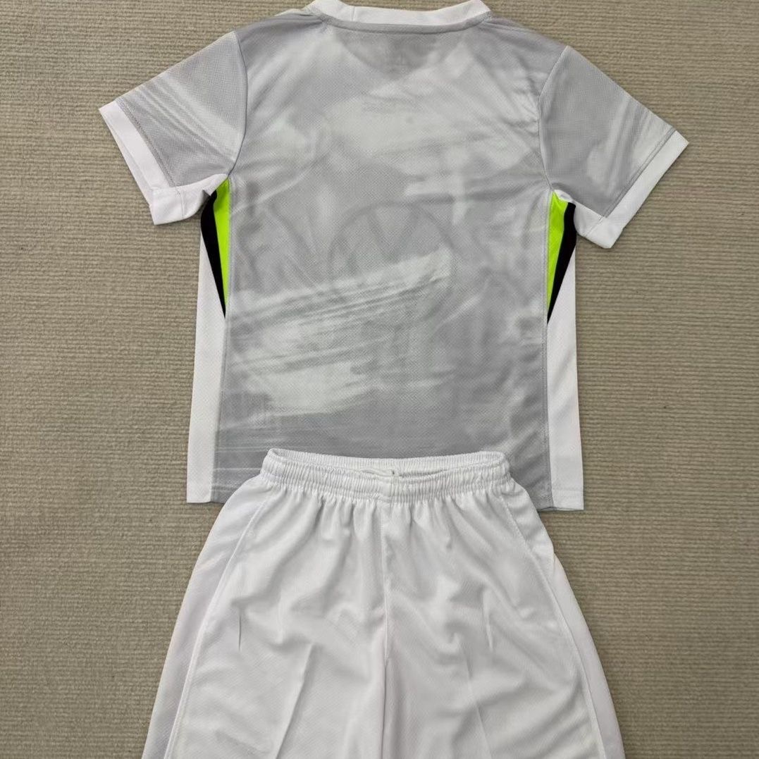 2025-26 VfL Wolfsburg Away Short Sleeve Jersey - Children's suit Fans Edition