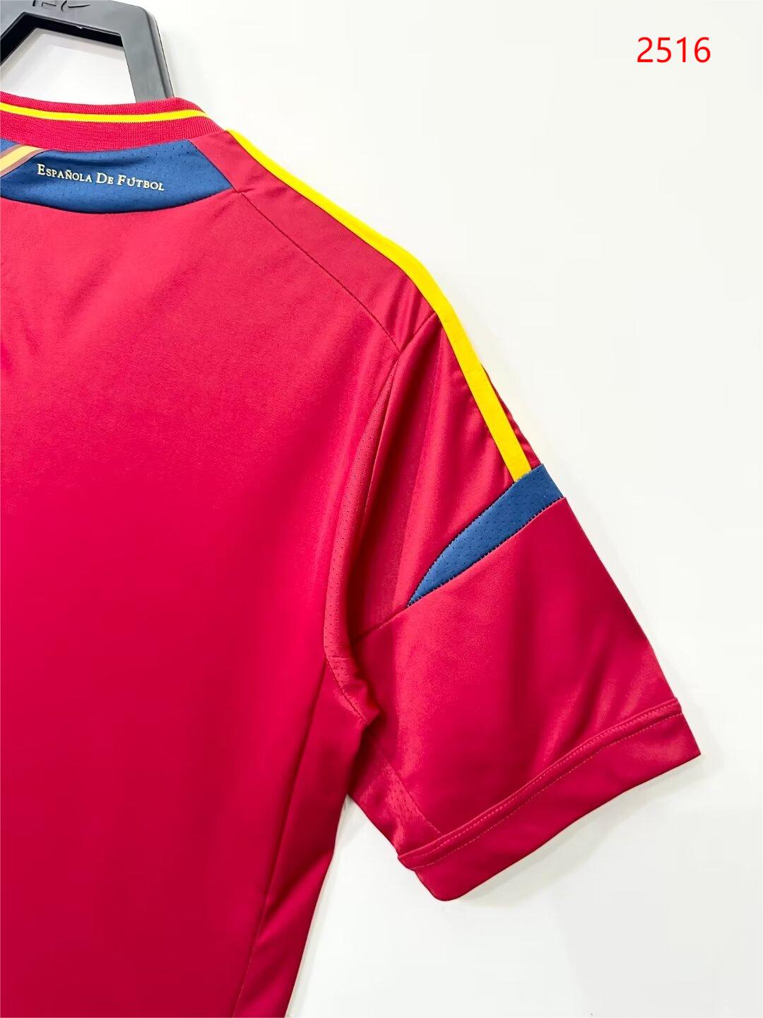 2012 Spain home retro jersey 1:1 Thai quality