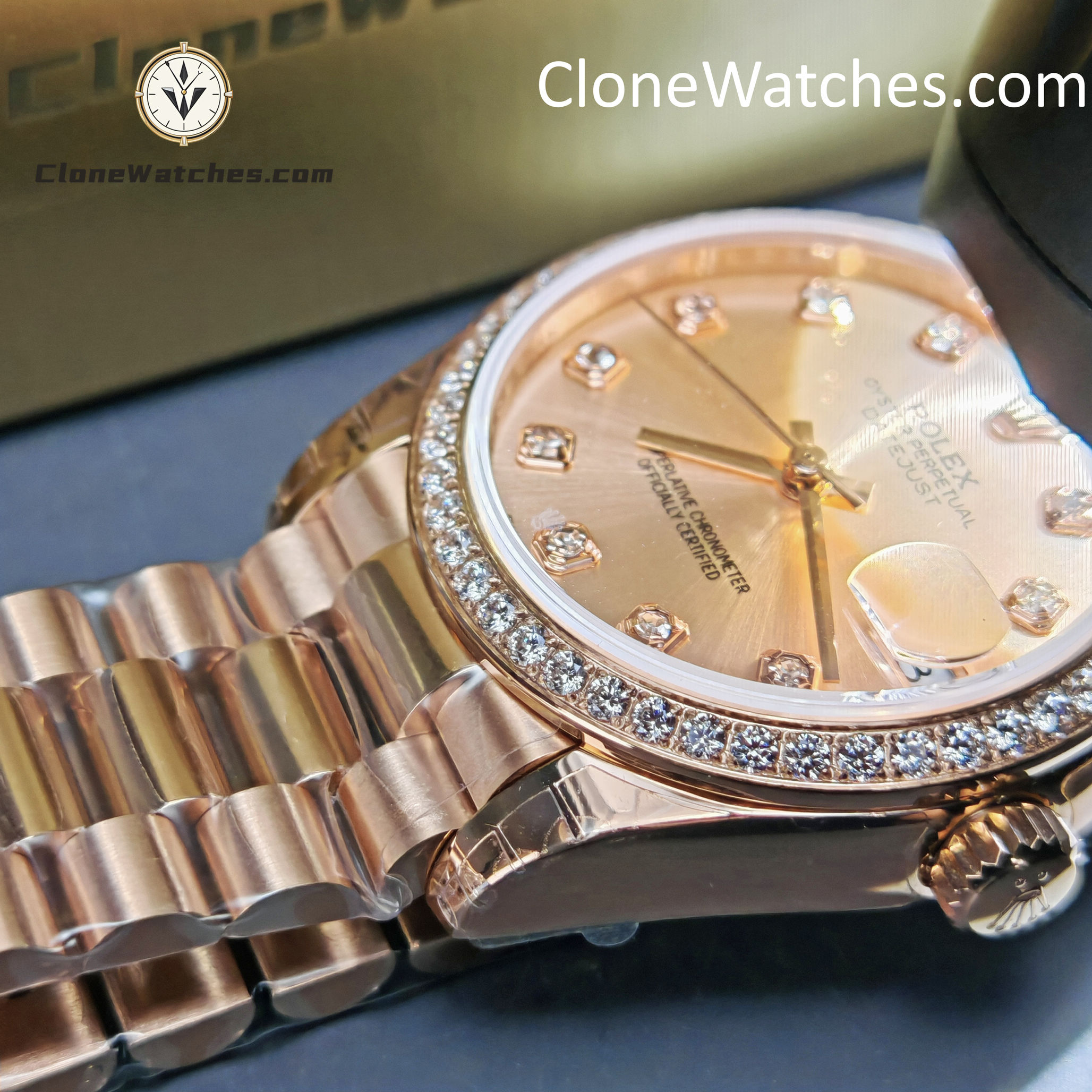 Rolex Super Clone Watches 1:1 DateJust m278285rbr-0025 President 31MM 2236 Movement