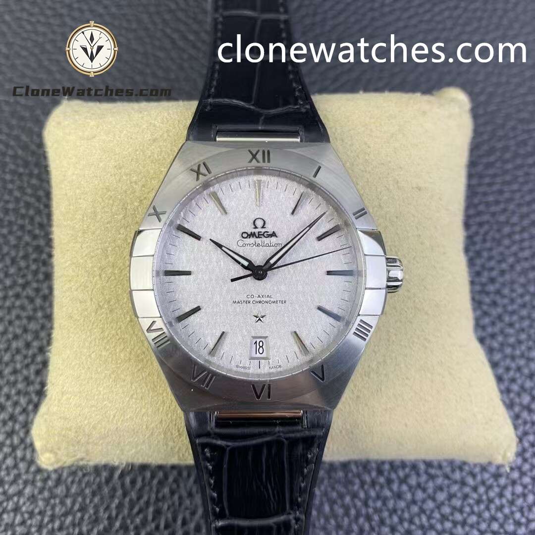OMEGA Super Clone Watches 1:1 Constellation Steel On Rubber Strap 131.12.41.21.06.001 41mm