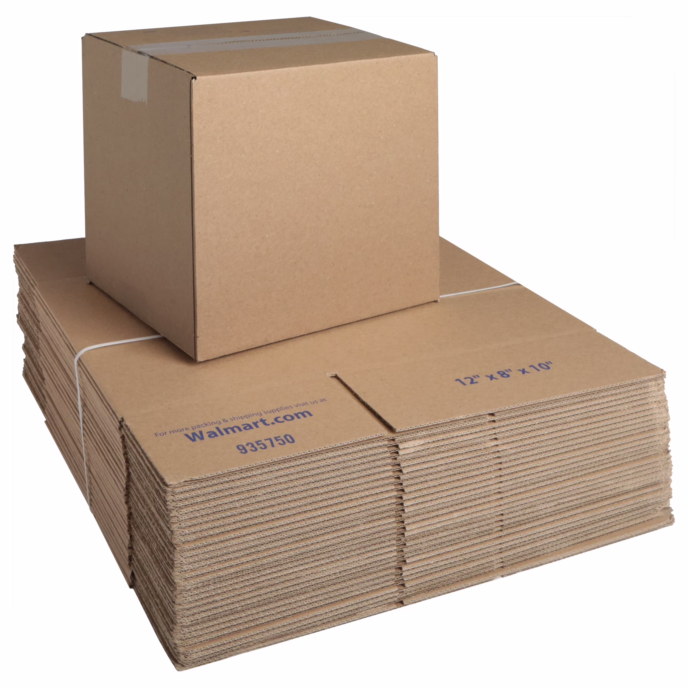 Pen+Gear Recycled Shipping Boxes, 12 in L x 10 in W x 8 in H, 30-Count