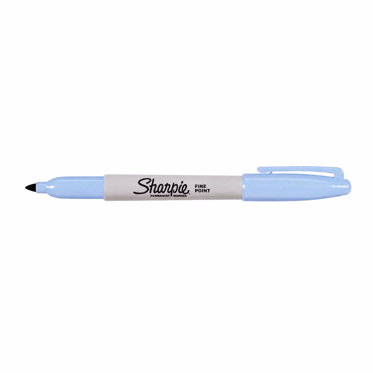 Sharpie Permanent Marker Fine Point Sky Blue, 1 Count