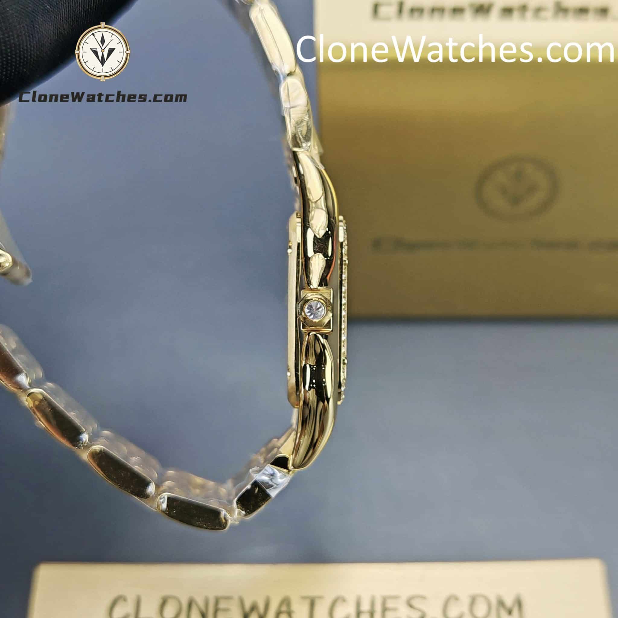 Cartier Super Clone Watches 1:1 PANTHÈRE DE CARTIER White Dial 27mm x36mm WJPN0085