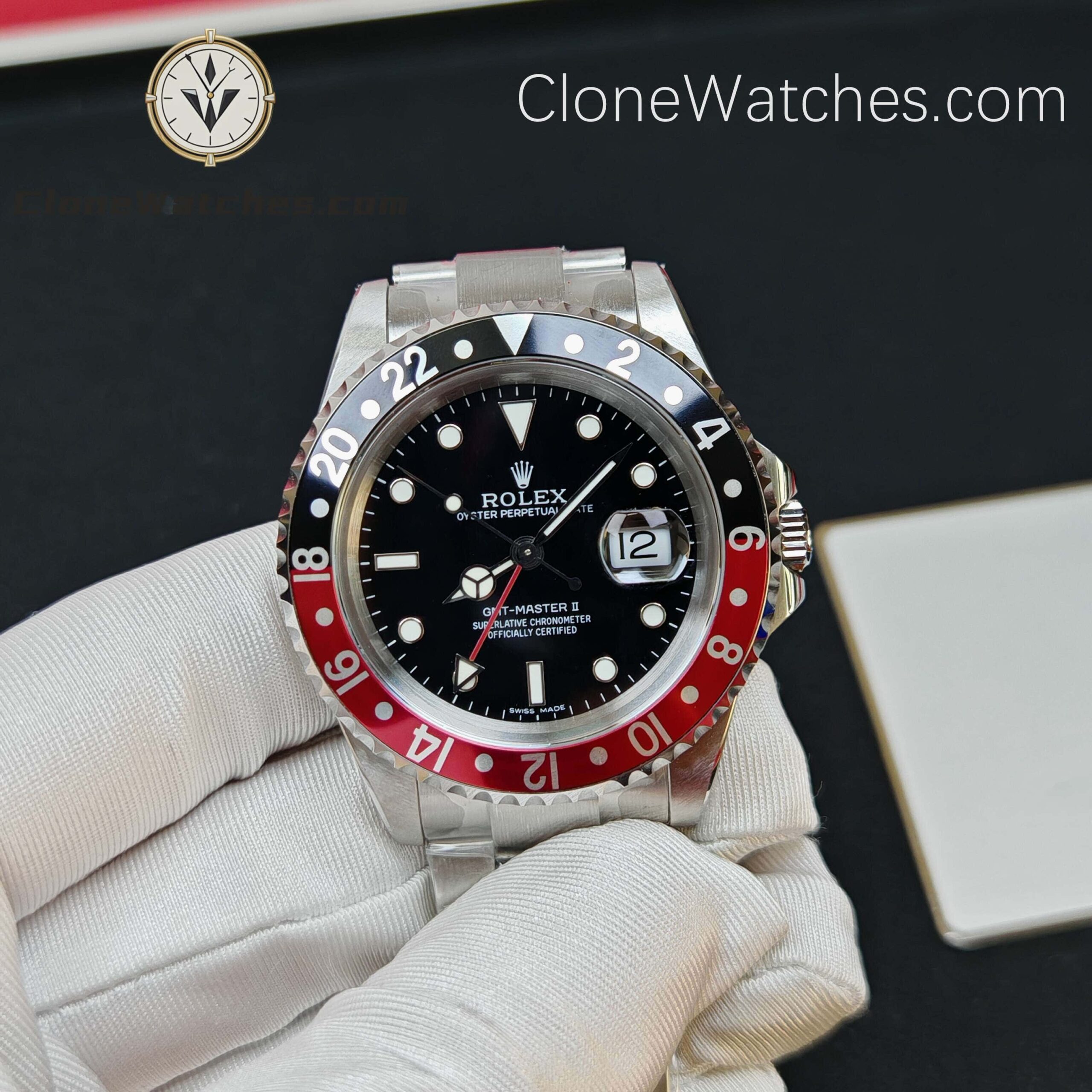 Rolex Super Clone Watches 1:1 Coke GMT Master II 16710 Oyster 3186 Movement