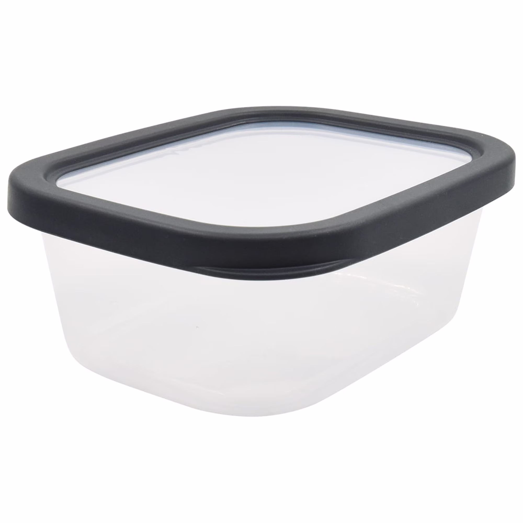 (2 pack) Mainstays Gray Plastic Food Storage Container Set with Lid, 4.6 Cup