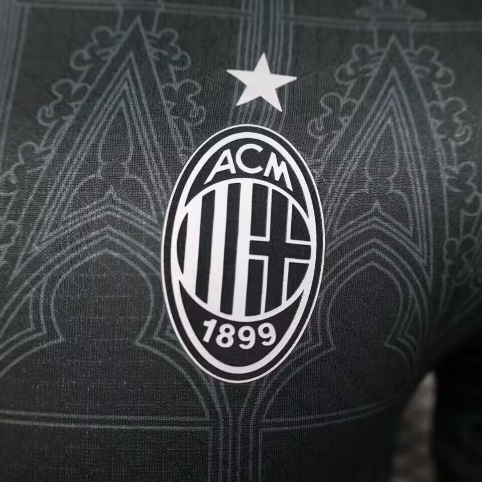 2023-2024.AC Milan fourth away joint player version jersey