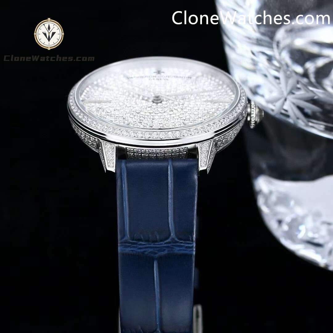 Vacheron Constantin Super Clone Watches 1:1 Patrimony 4116U/000G-B909 Diamond Dial