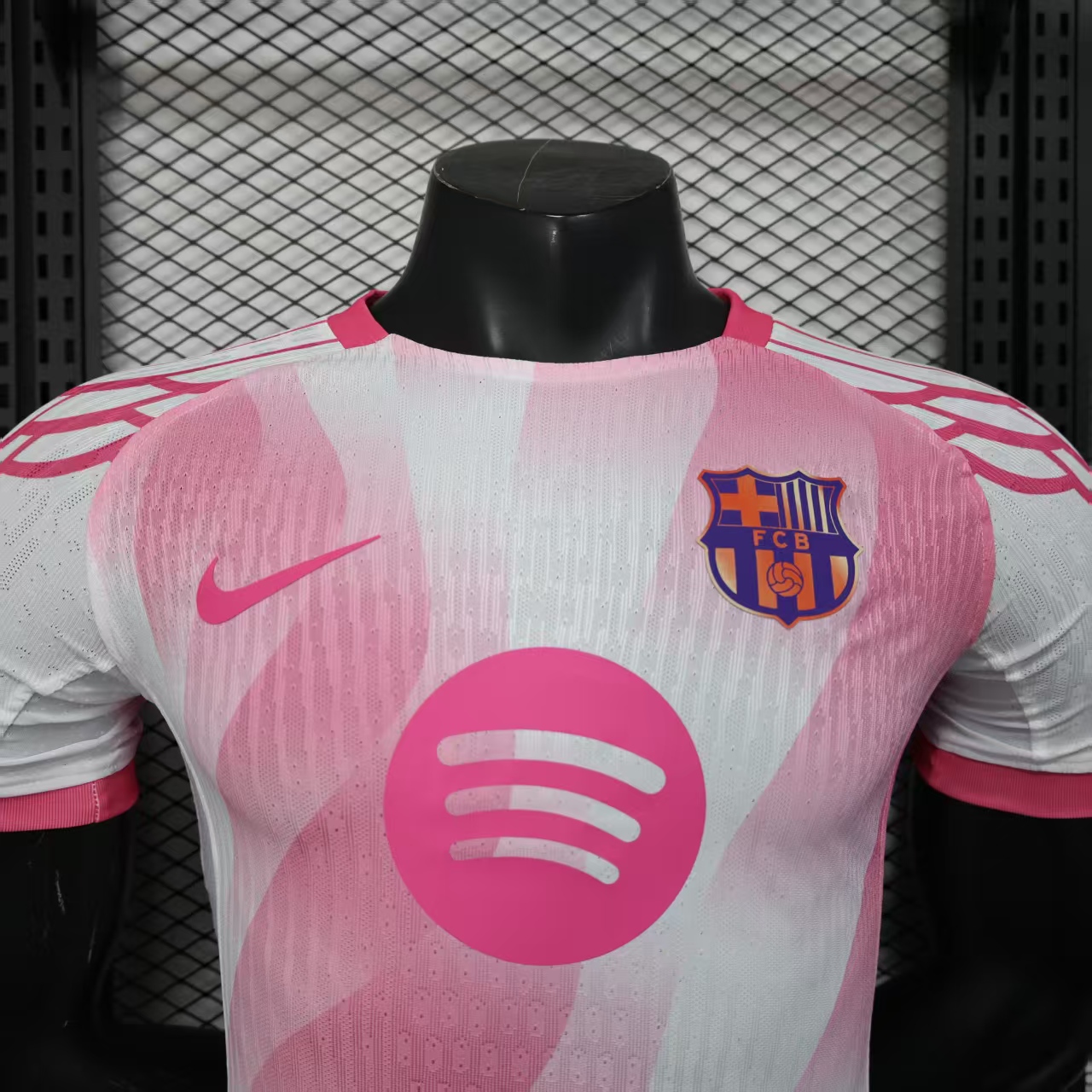 25-26 Barcelona special edition pink and white jersey - player version