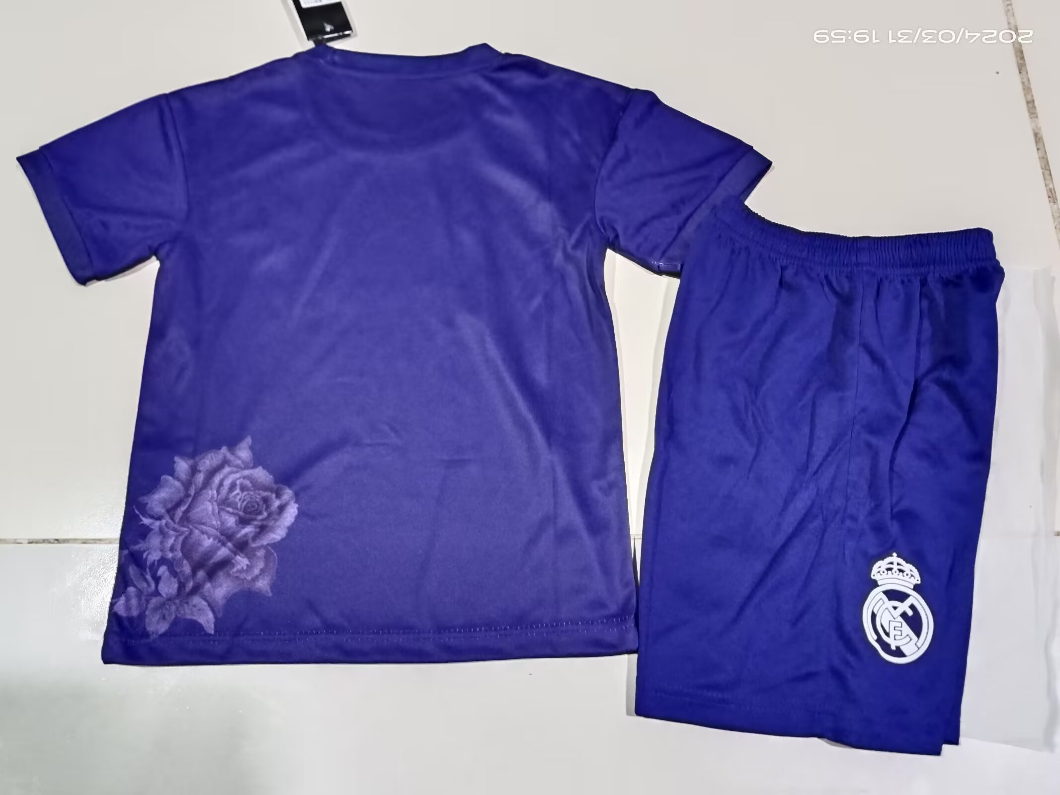 2024/25 Real Madrid Y3 kids' jersey .