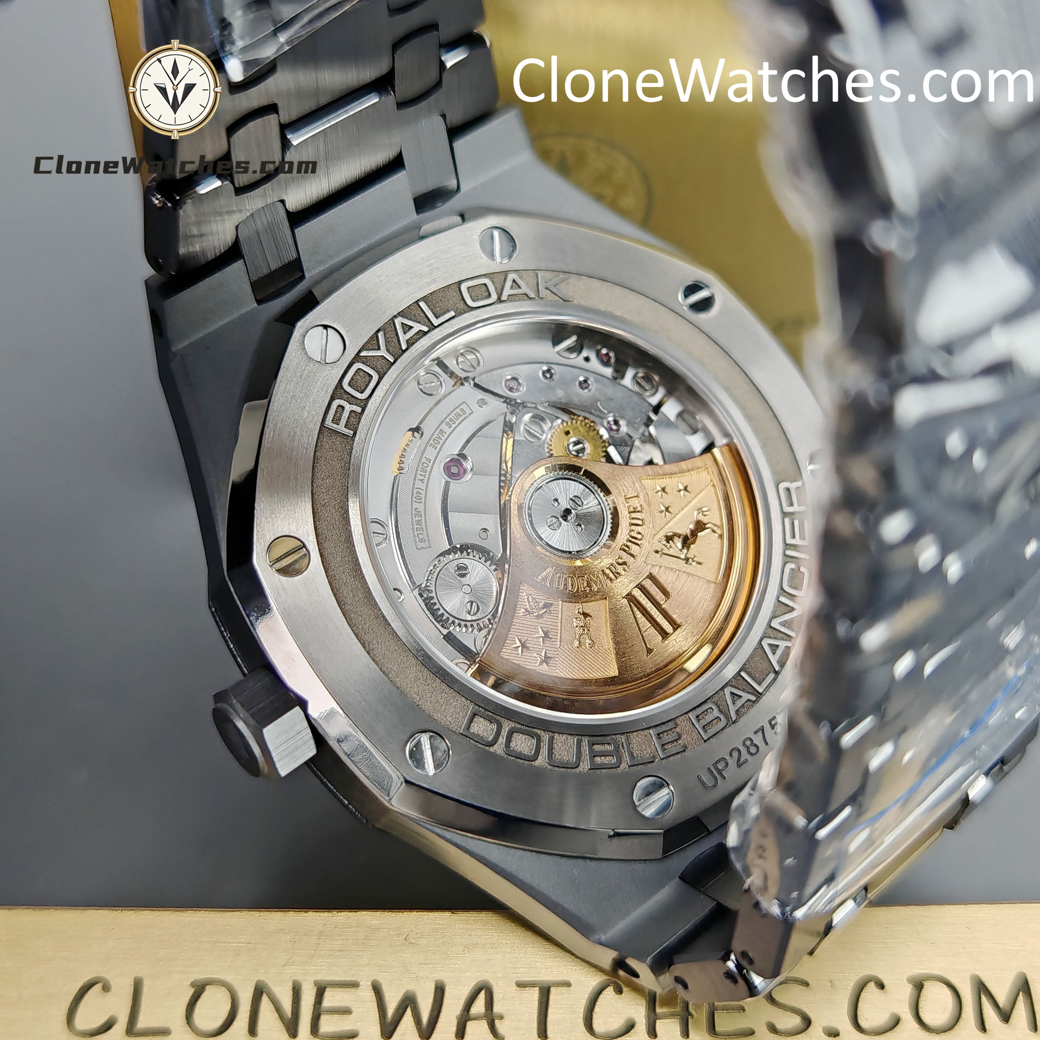 Audemars Piguet Super Clone Watches 1:1 Royal Oak 15400 Black Ceramic Black Dial