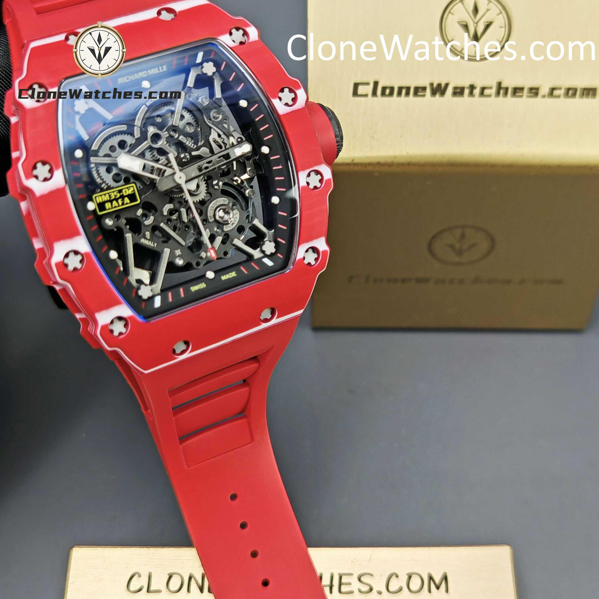 Richard Mille Super Clone Watches 1:1 RM 035 – 02 Tourbillon Automatic Rafael Nadal