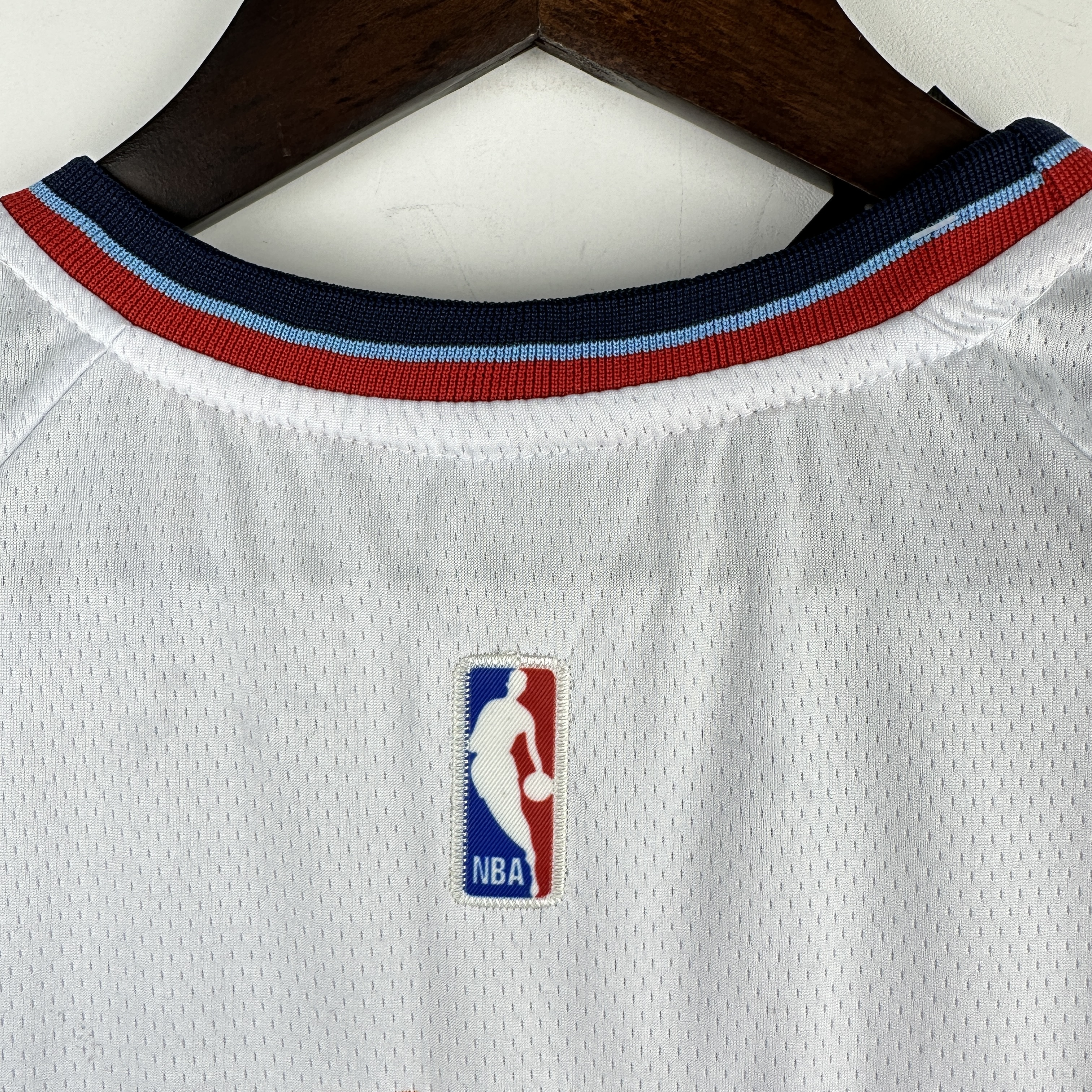 Embroidery 25th season Clippers White No. 1 Harden