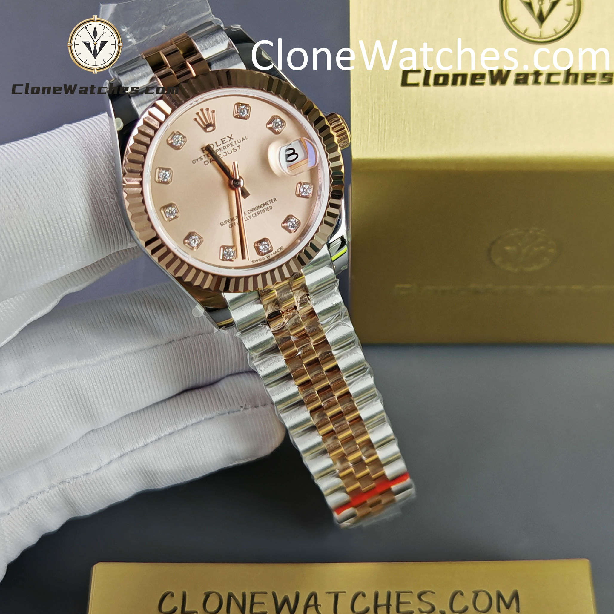 Rolex Super Clone Watches 1:1 DateJust m278271-0024 Jubilee 31MM 2236 Movement