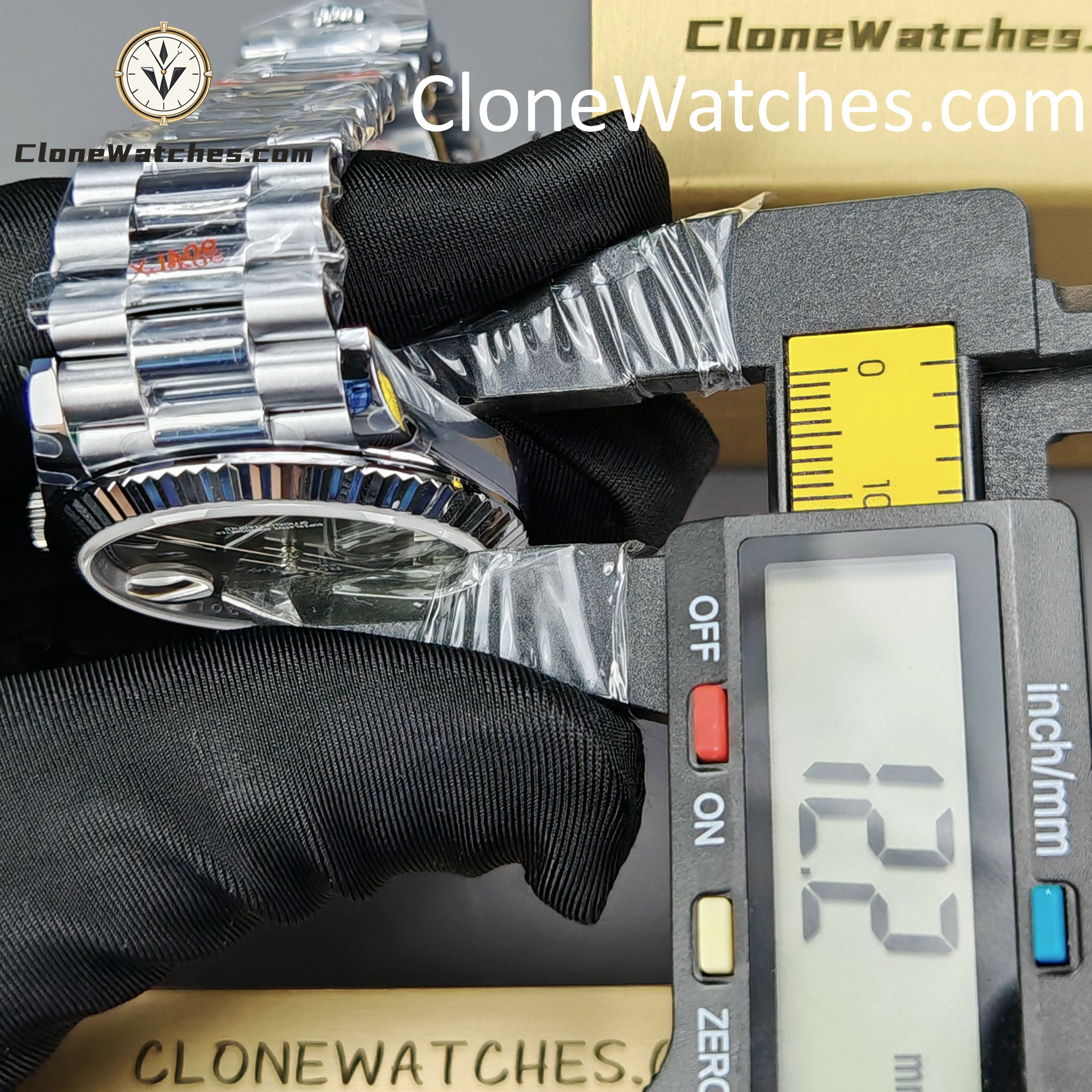 Rolex Super Clone Watches 1:1 Day Date Olive Green Dial 40mm m228239-0033 3255 Movement