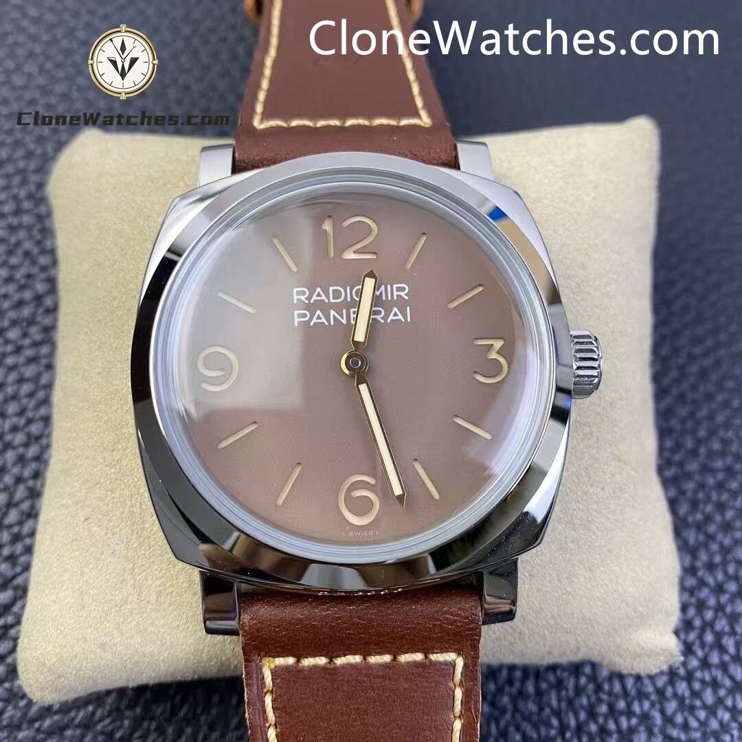 Panerai Super Clone Watches 1:1 Radiomir 1940 3 Days PAM00662 Brown Dial