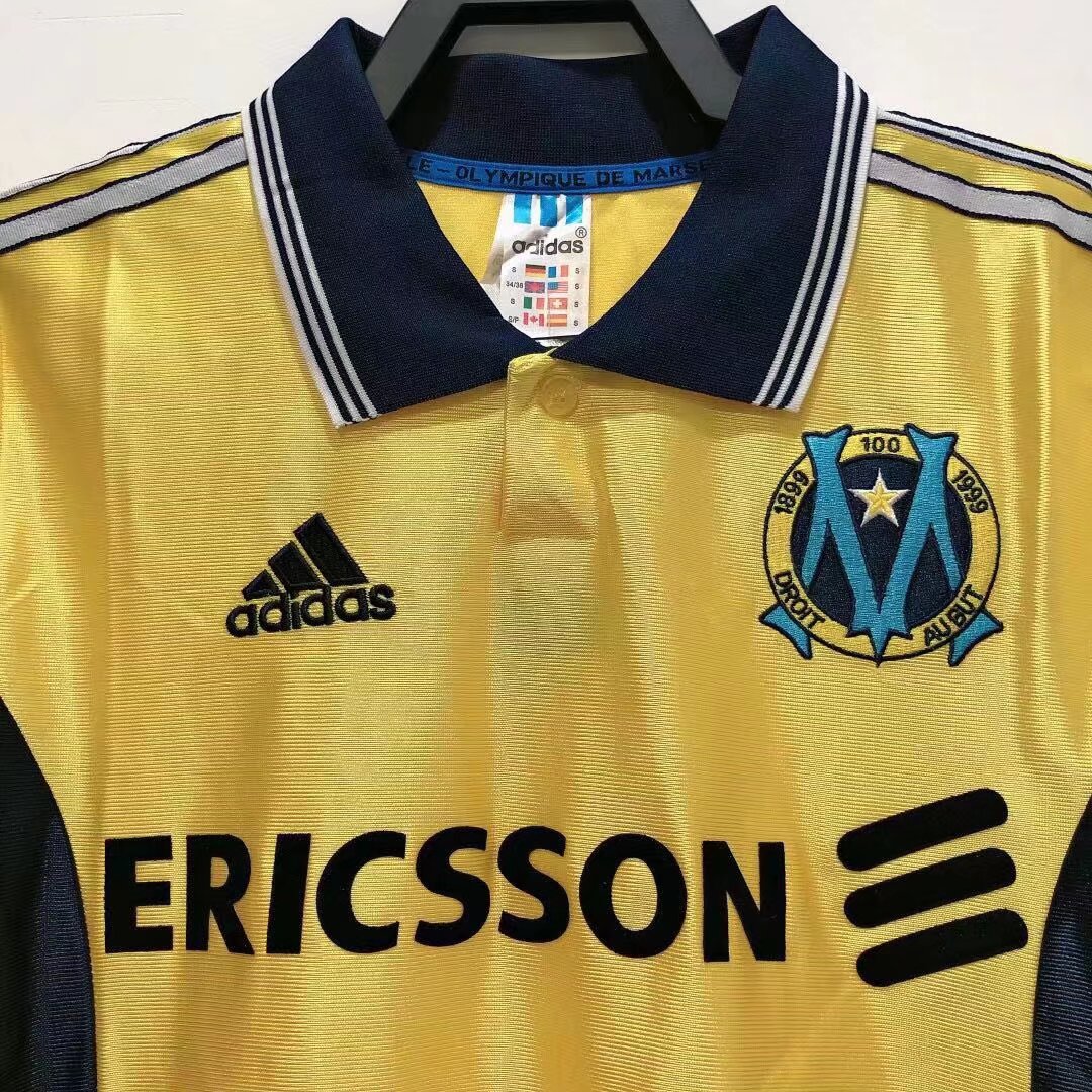 1998/1999 Marseille away jersey 1:1 Thai quality