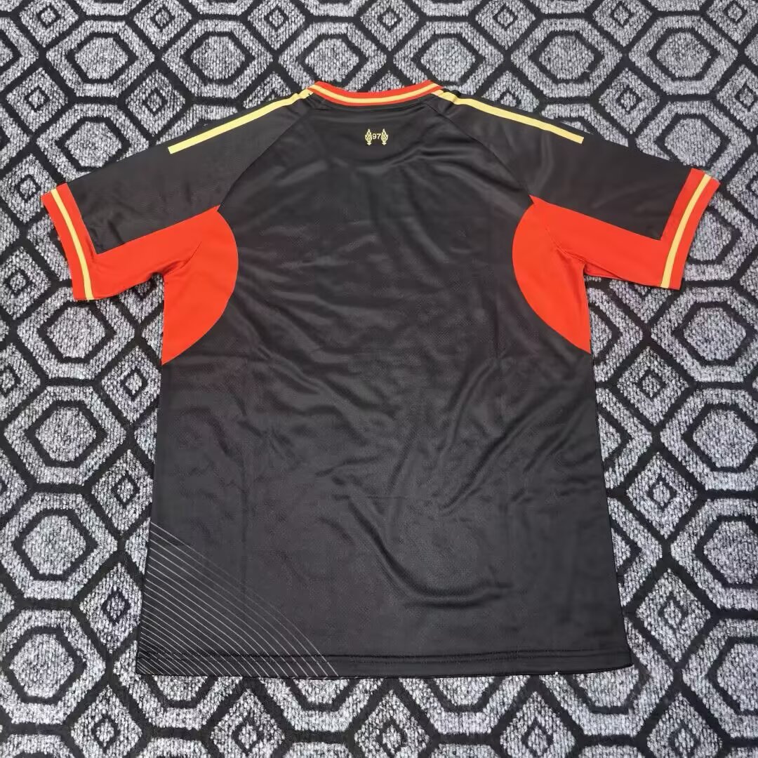 2025-26 Liverpool Special Edition Black and Red Phoenix Jersey - Fan Version