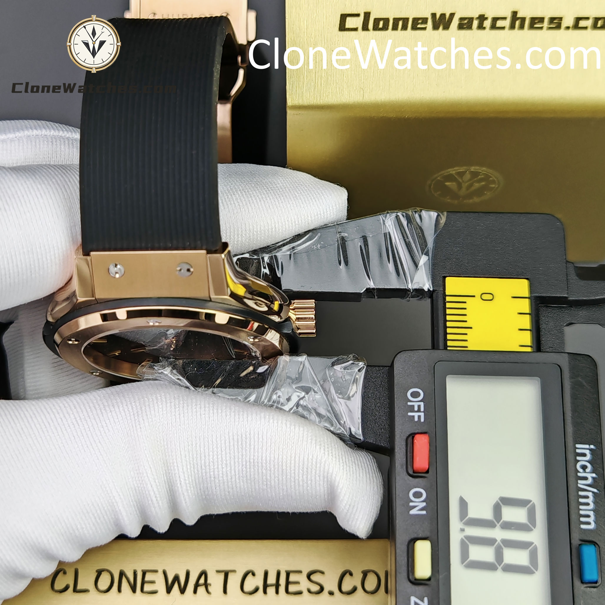 Hublot Super Clone Watches 1:1 Classic Fusion King Gold 38MM 565.OX.1480.RX