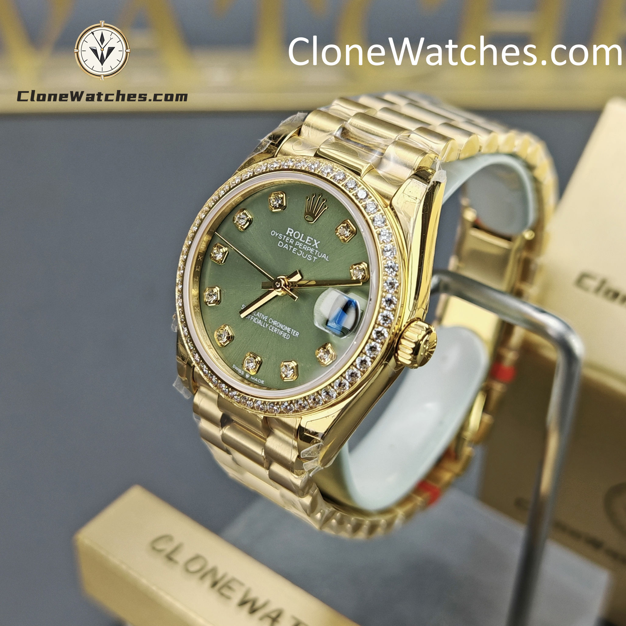 Rolex Super Clone Watches 1:1 DateJust m278288rbr-0007 President 31MM 2236 Movement