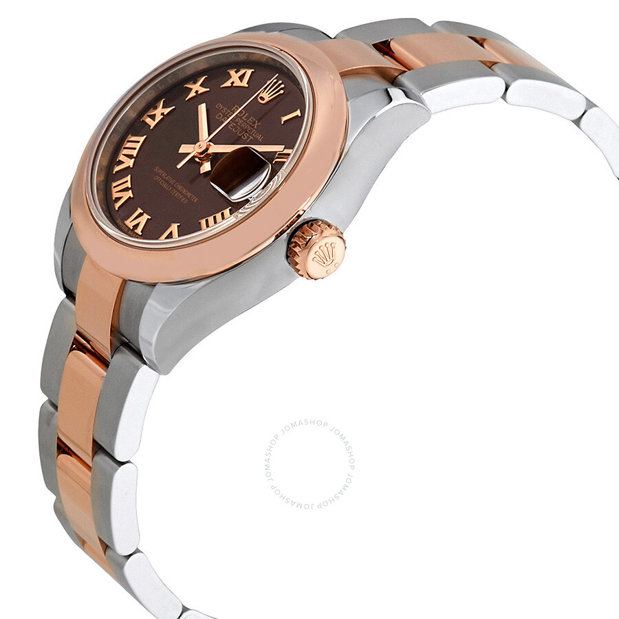 Rolex Datejust Chocolate Dial Automatic Ladies 18K Everose Gold Oyster Watch 279161CHRO（Lifetime free warranty+90-days replacement service & Refund!.）