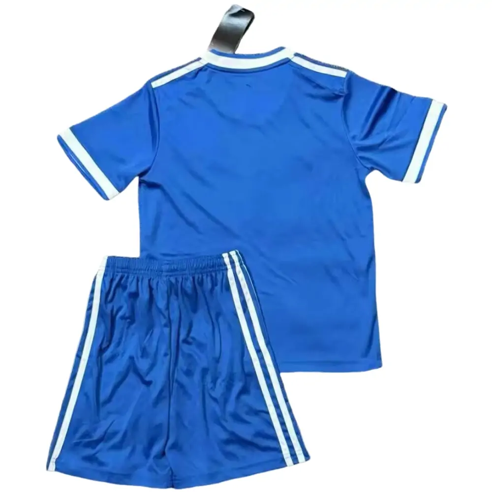 2025-26-Real Madrid Second Away Blue-Jersey-Children's Set
