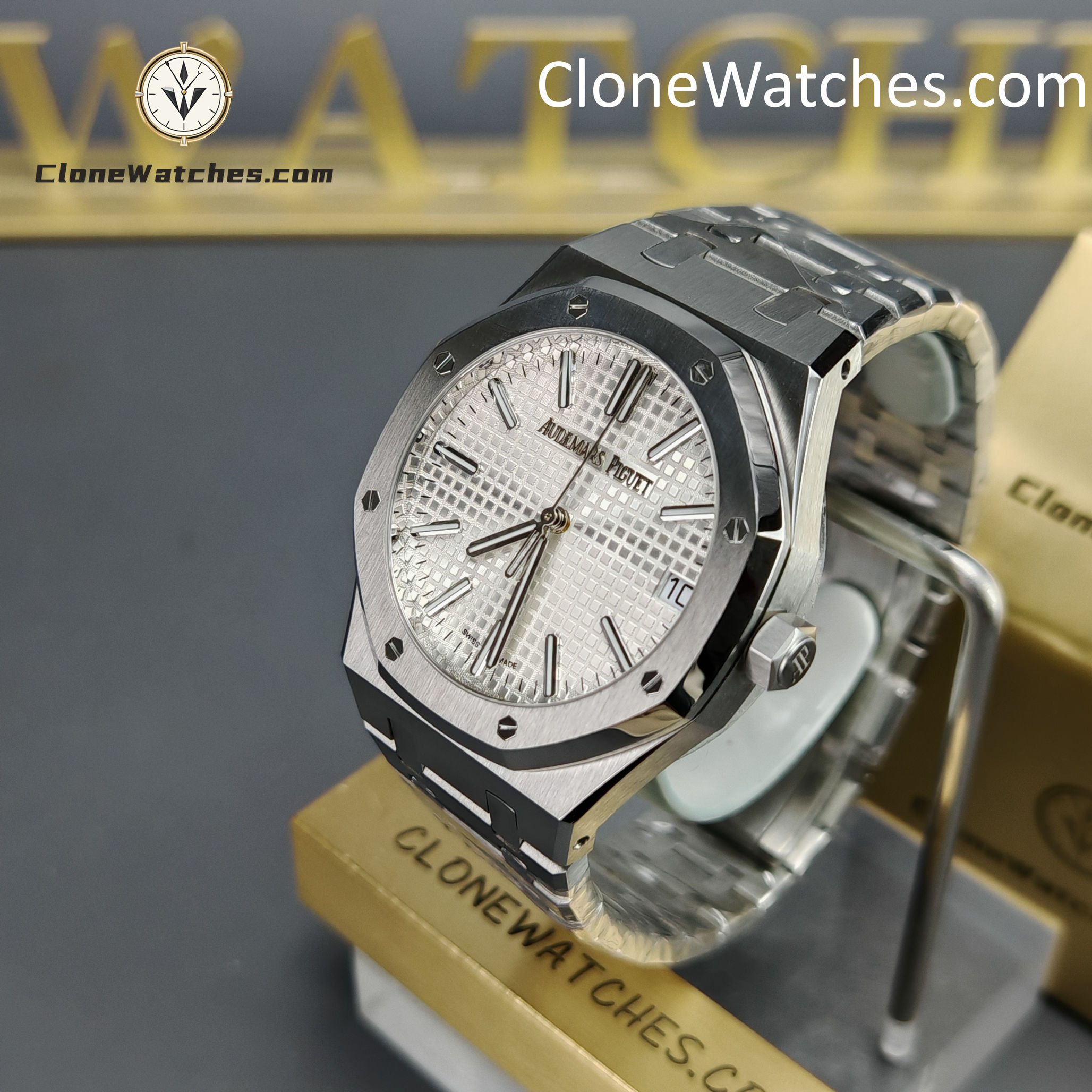 Audemars Piguet Super Clone Watches 1:1 Royal Oak 15510 White Dial 41MM Selfwinding
