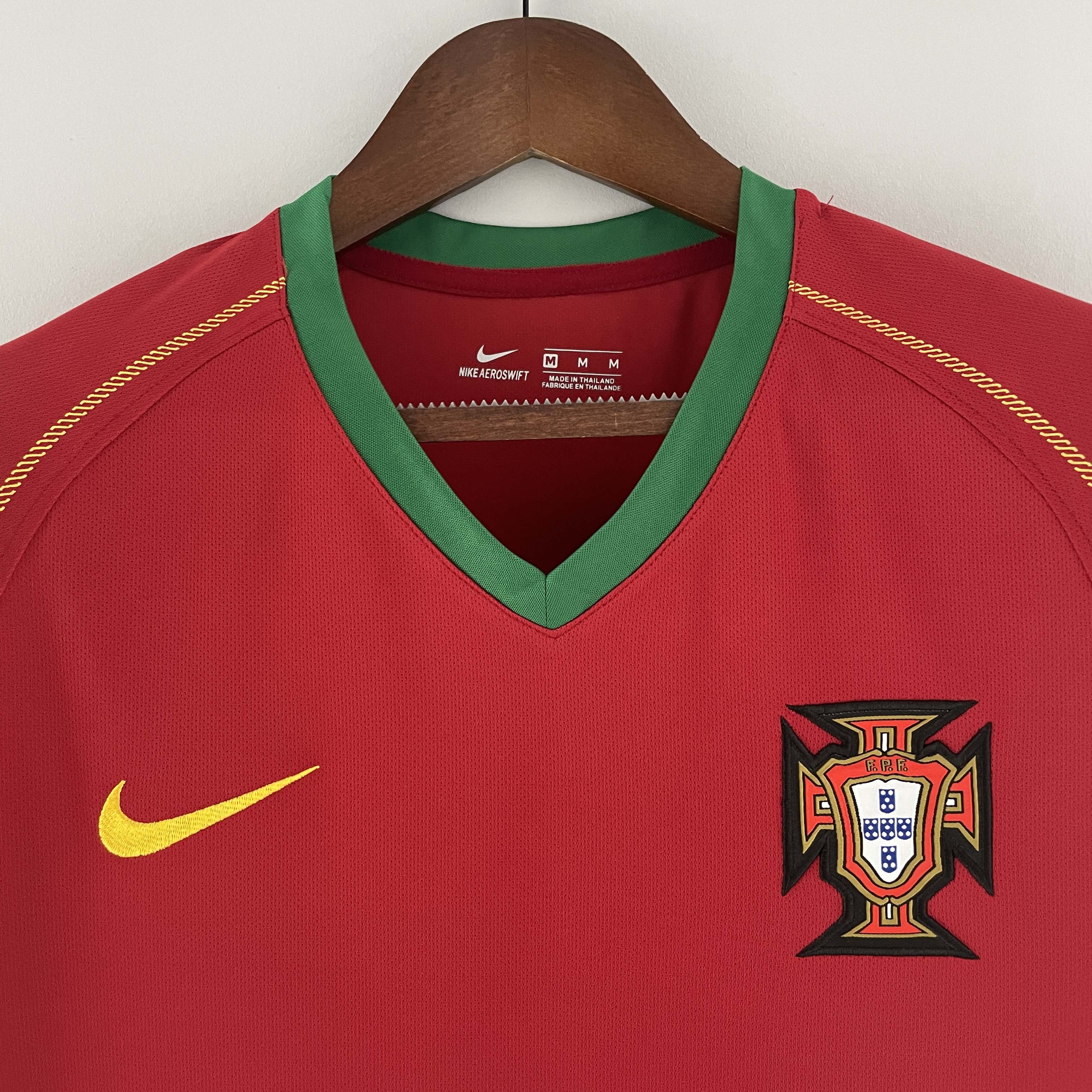 2006 Retro Portugal Home Football Shirt 1:1 Thai Quality - Fans Edition