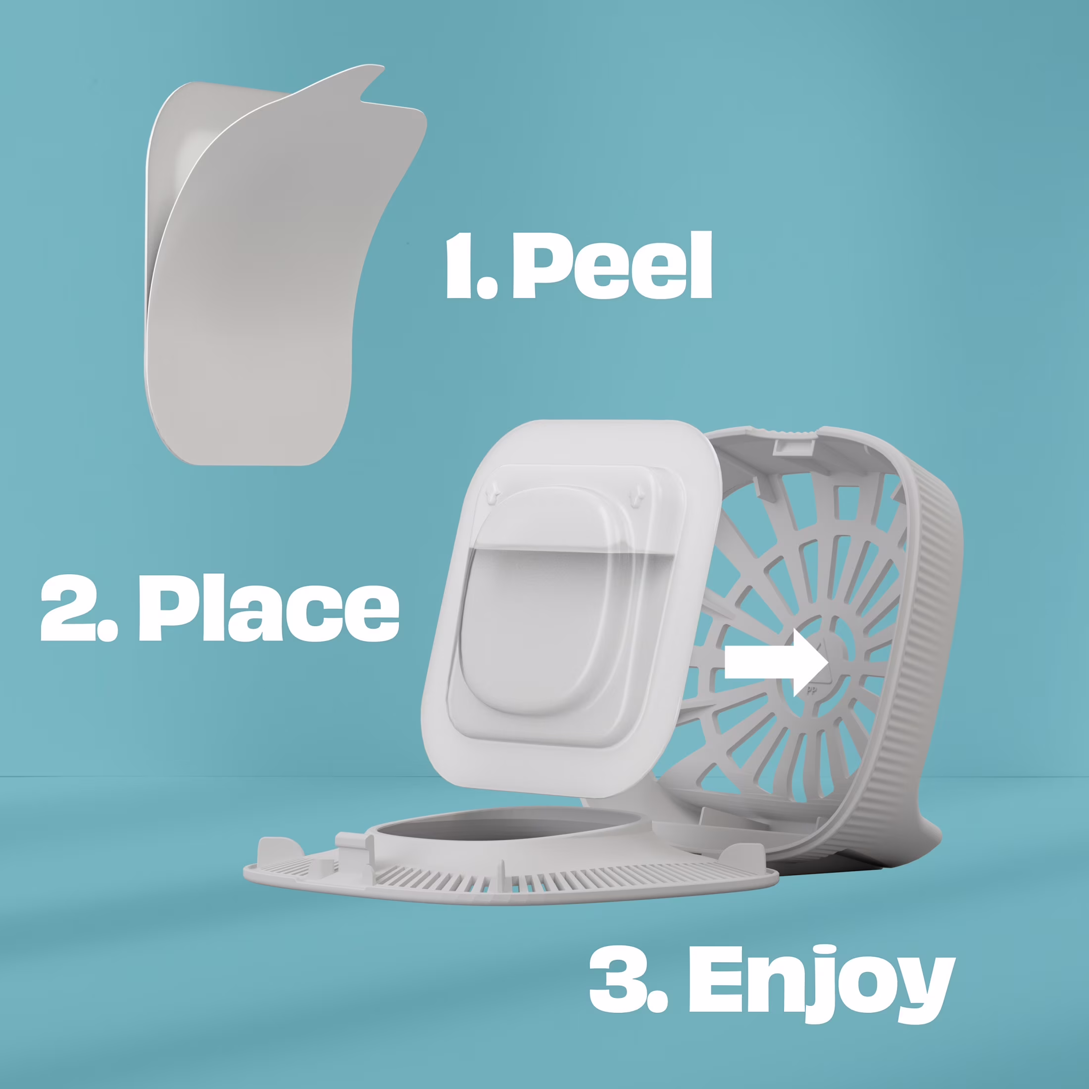 Glade® Small Room Freshener Starter Kit, Aqua Waves, 1 Device + 1 Refill, 0.25 fl oz