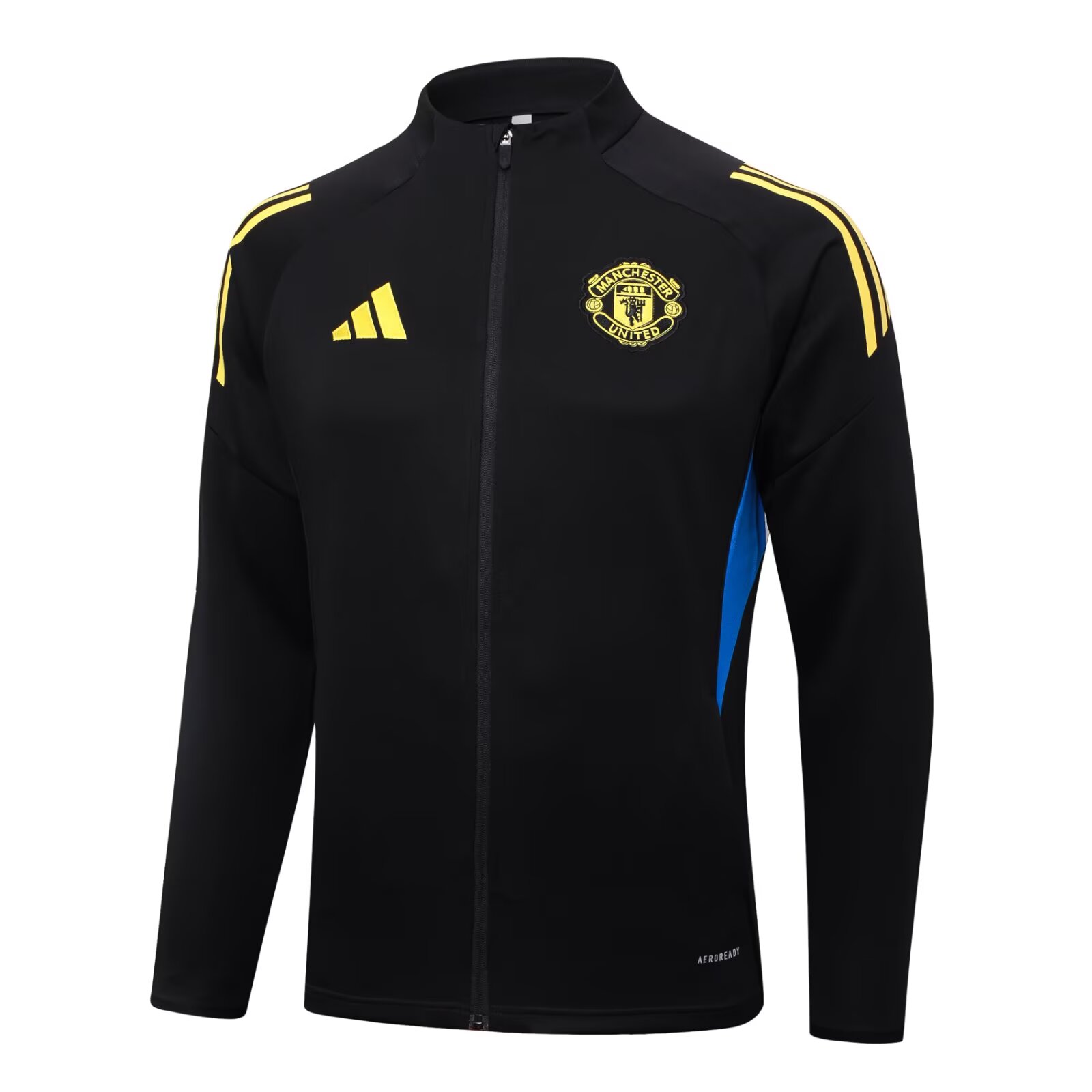 2025/26 Manchester United Black Jacket Tracksuit