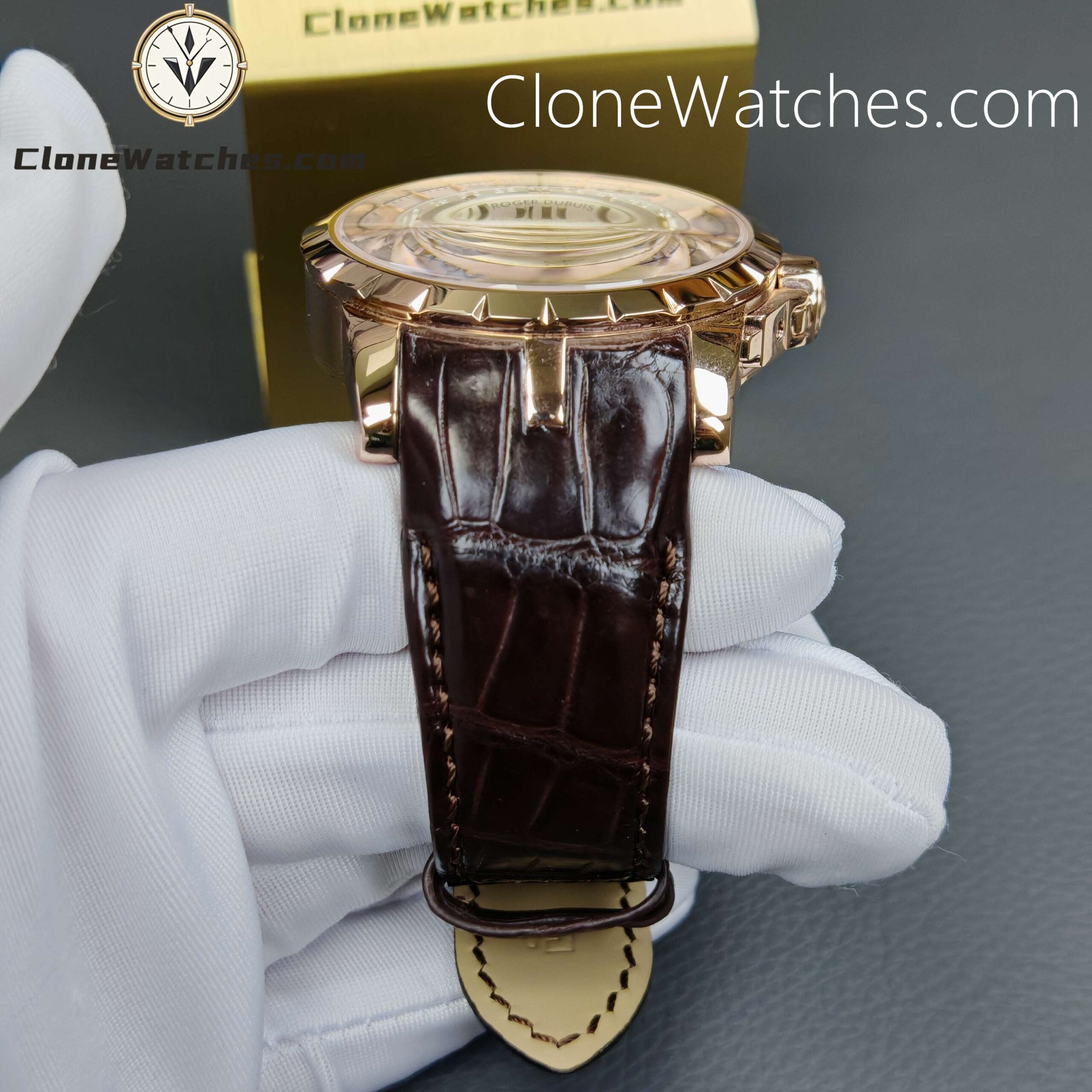 Roger Dubuis Super Clone Watches 1:1 Excalibur Rose Gold RDDBEX0249 45MM