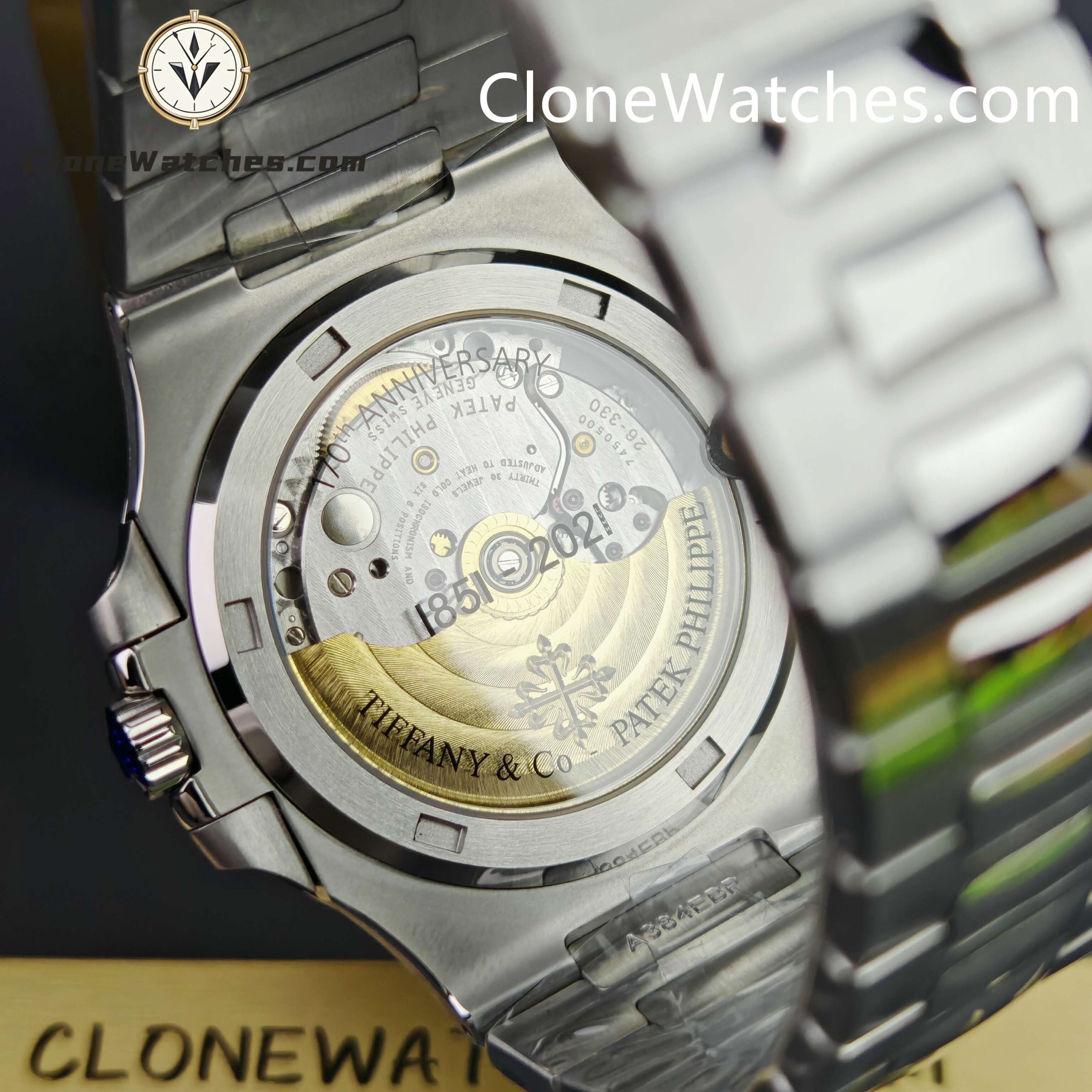 Patek Philippe Super Clone Watches 1:1 Nautilus 5711 Tiffany & Co Blue Dial