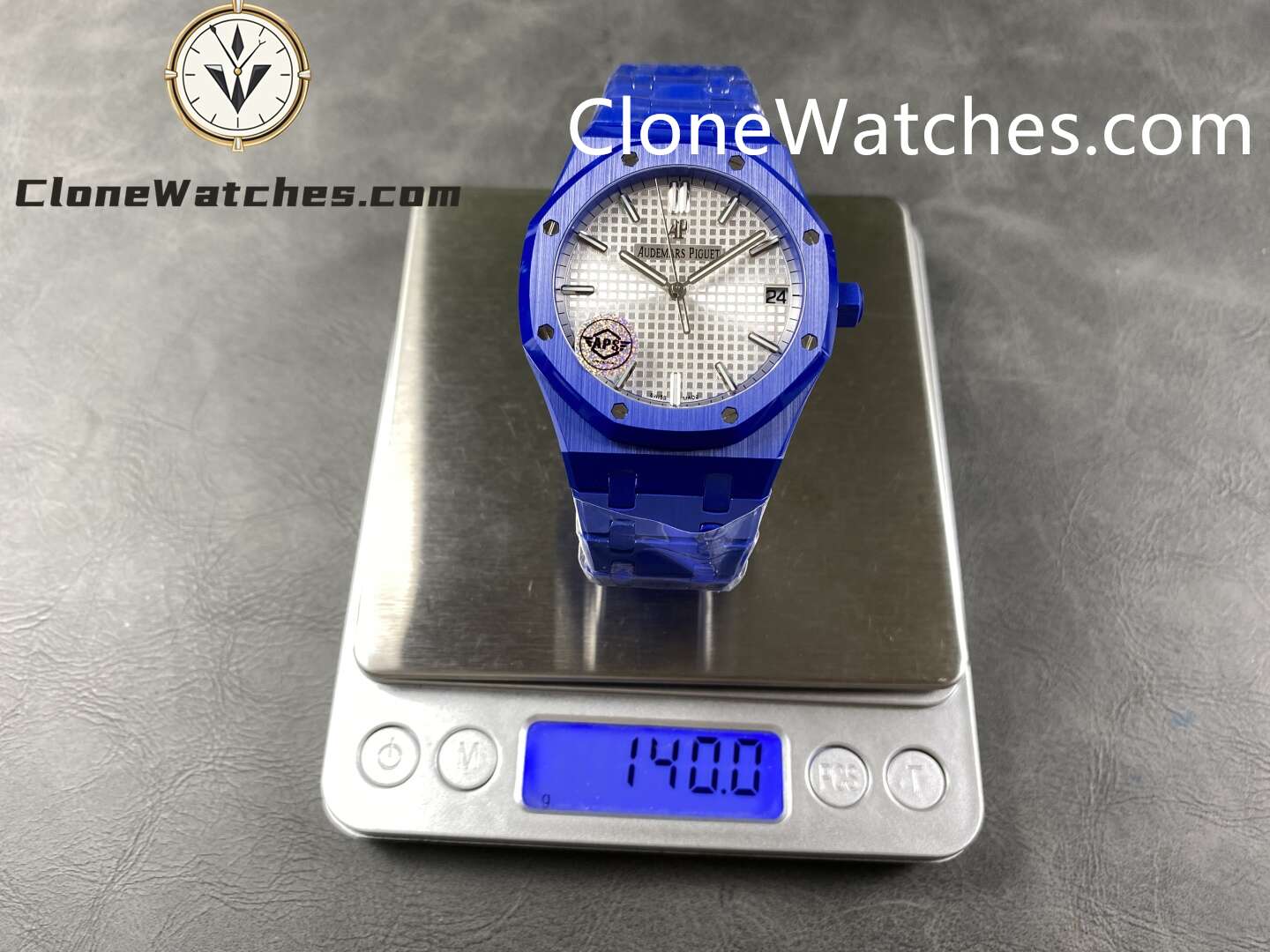 Audemars Piguet Super Clone Watches 1:1 Royal Oak Blue Ceramic 15500 White Dial