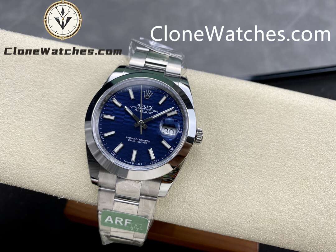 Rolex Super Clone Watches 1:1 DateJust Blue Dial M126300 – 0023 Oyster 41MM 3235 Movement