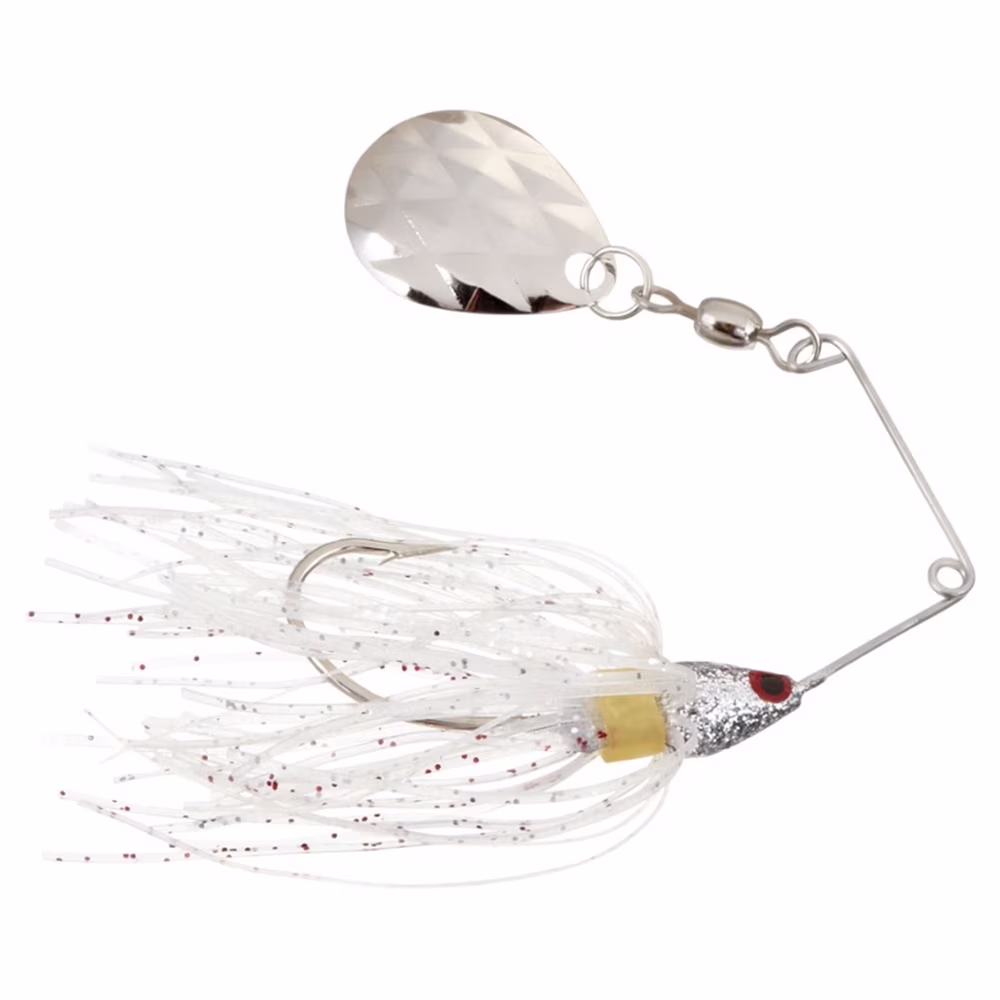 Strike King Mini-King Spinnerbait Lure 1/8oz White