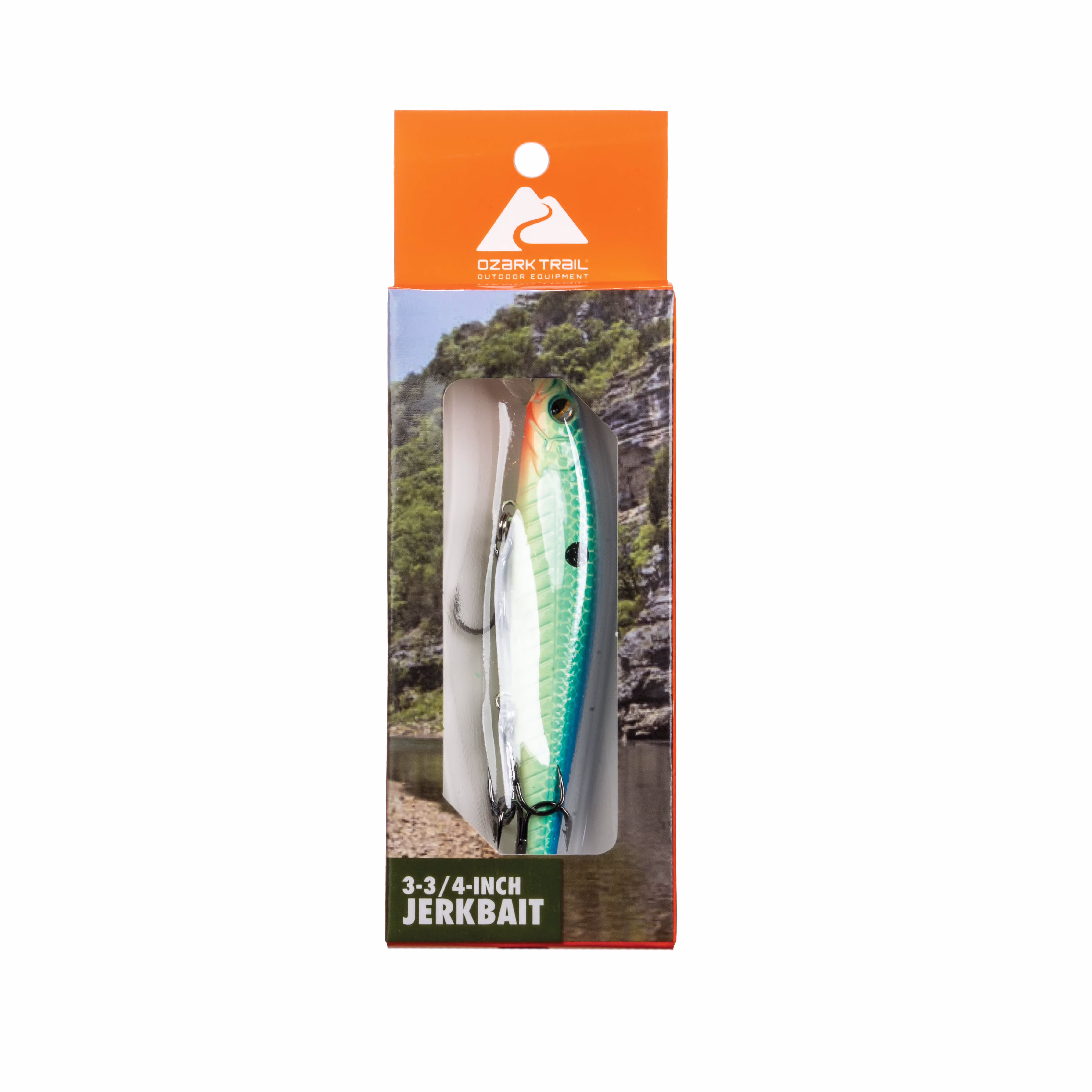 Ozark Trail 3.75 in Jerkbait Fishing Lure, Lemon Sorbet, 6.5 ft Diving Depth