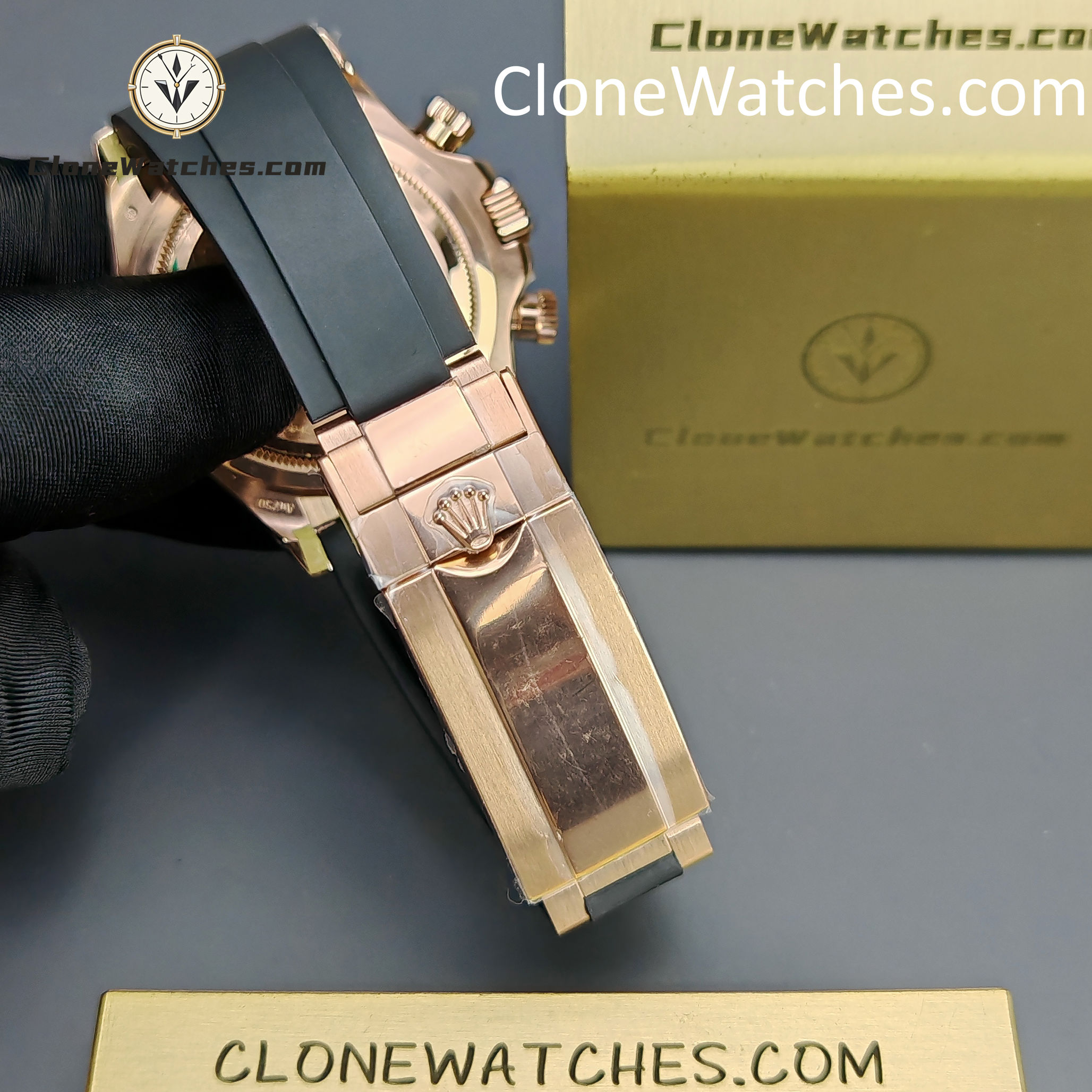 Rolex Super Clone Watches 1:1 Daytona Rose Gold M126515ln-0006 4131 Movement